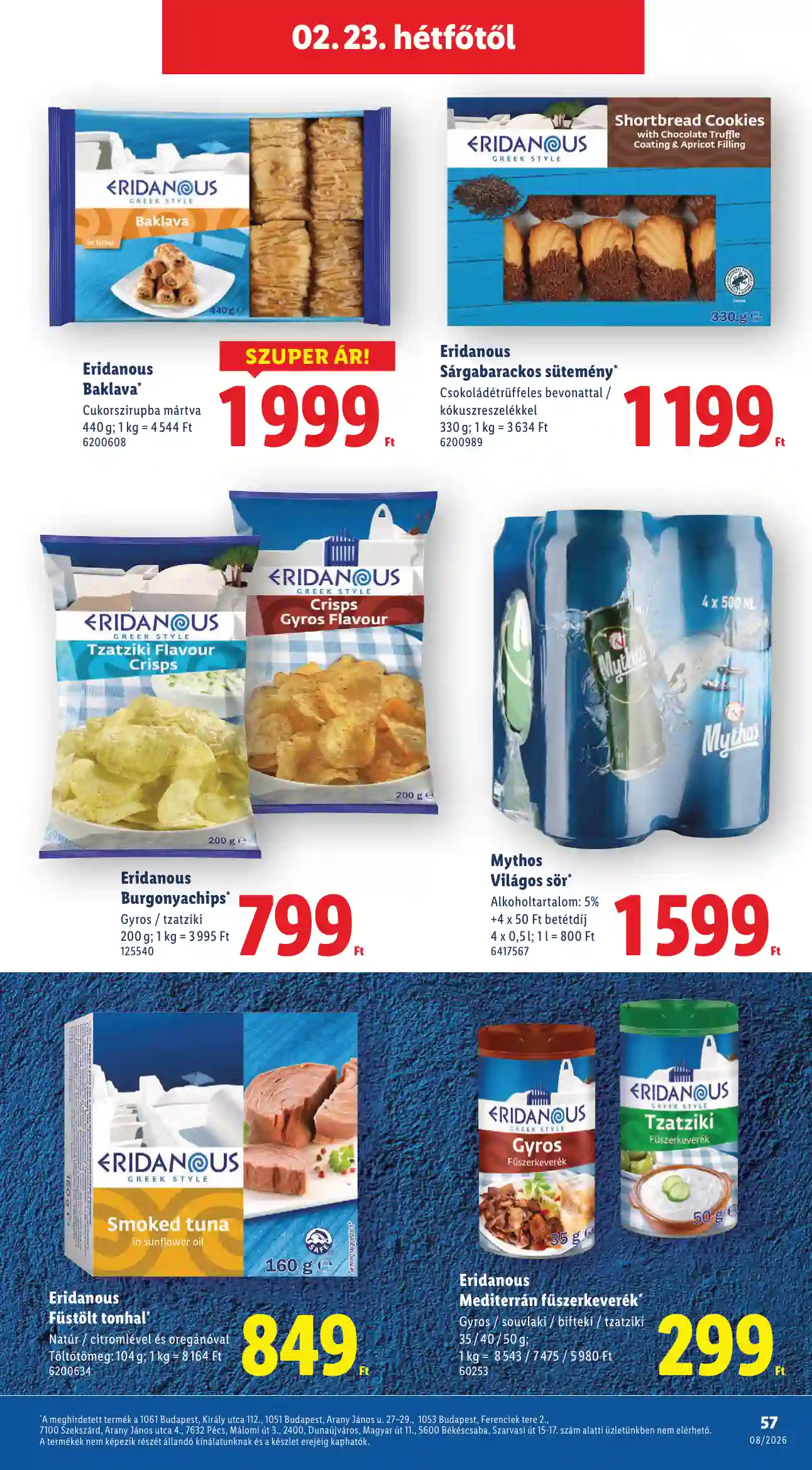 Lidl akciós újság 8. hét (Érvényes 02.19-től) (53 oldal)
