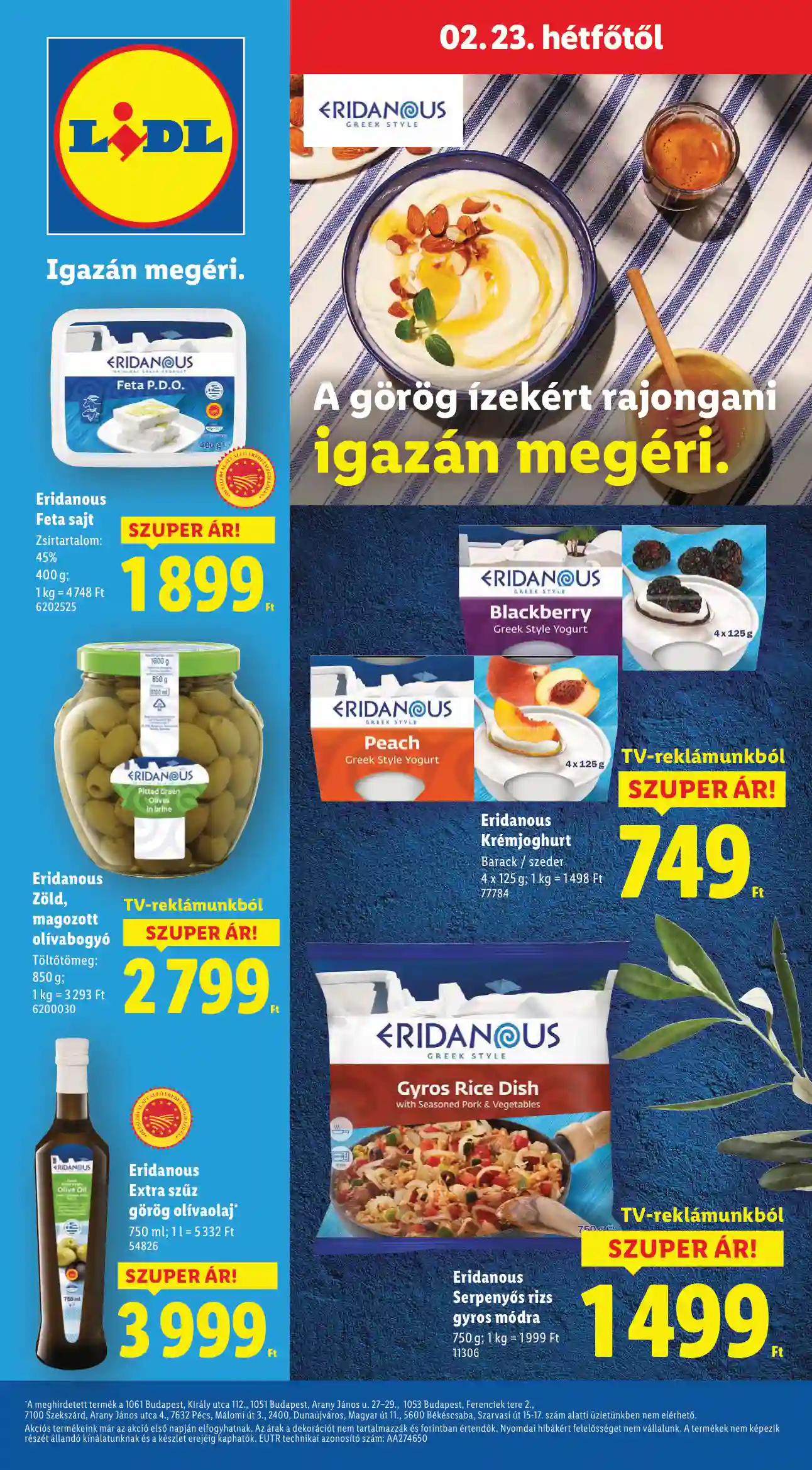 Lidl akciós újság 8. hét (Érvényes 02.19-től) (54 oldal)