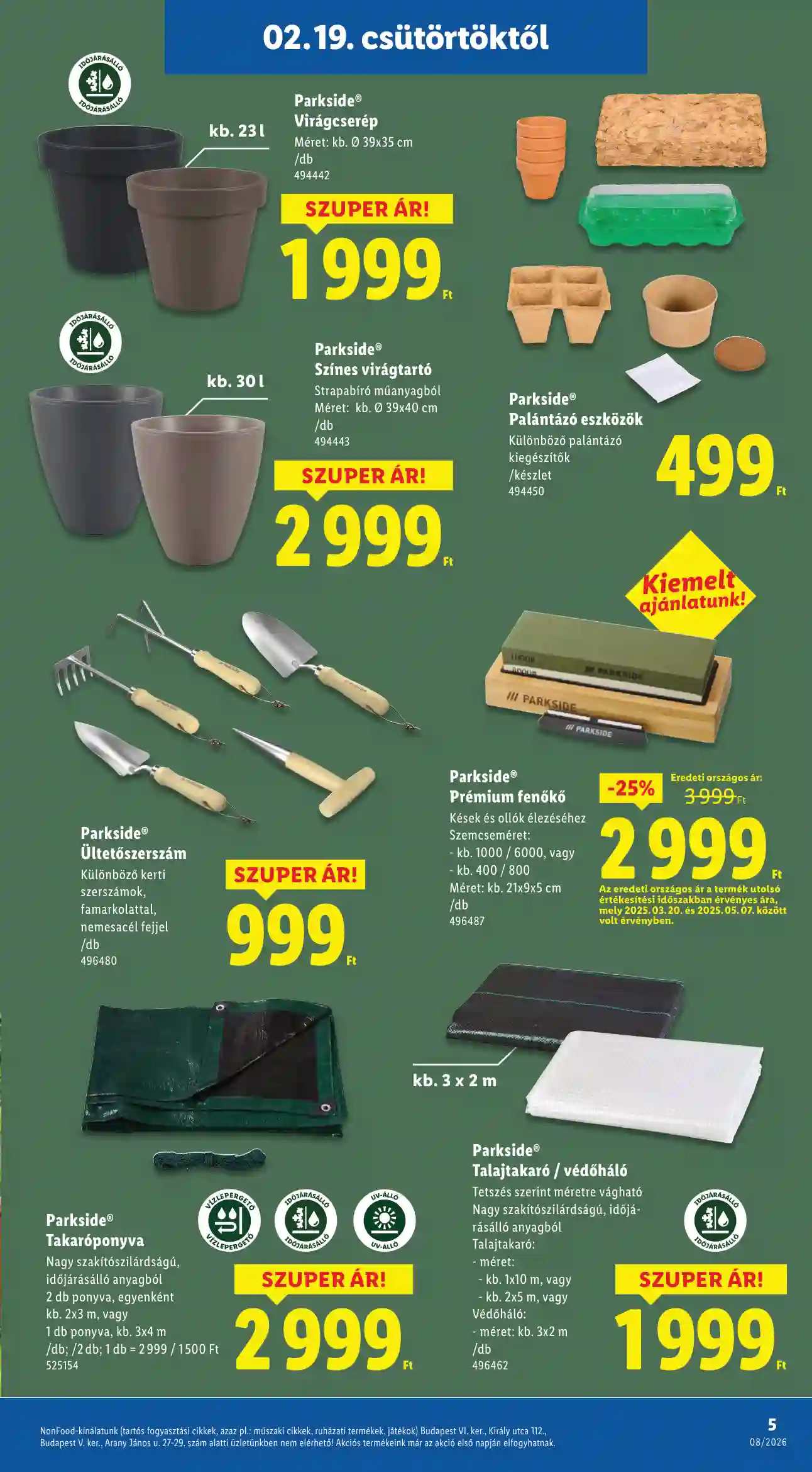 Lidl akciós újság 8. hét (Érvényes 02.19-től) (21 oldal)