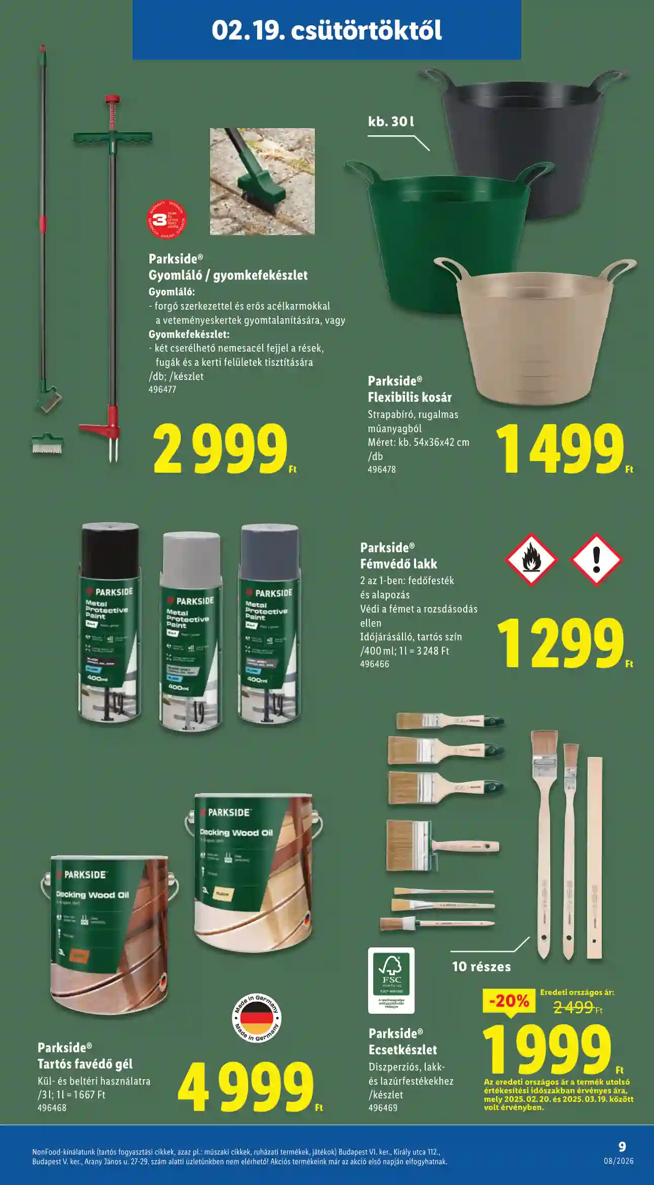 Lidl akciós újság 8. hét (Érvényes 02.19-től) (25 oldal)