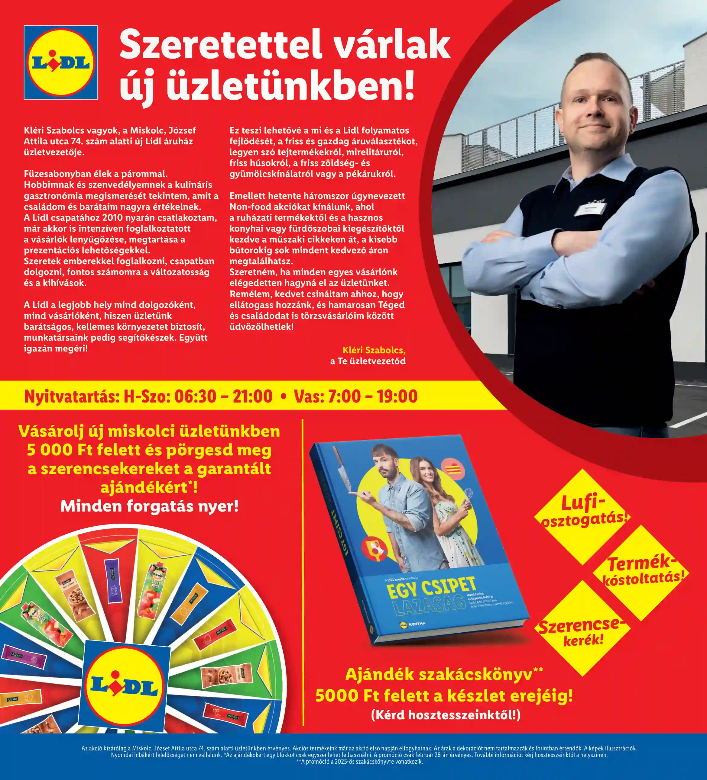 Lidl akciós újság 9. hét (Nyitási akciók – Miskolc) (4 oldal)