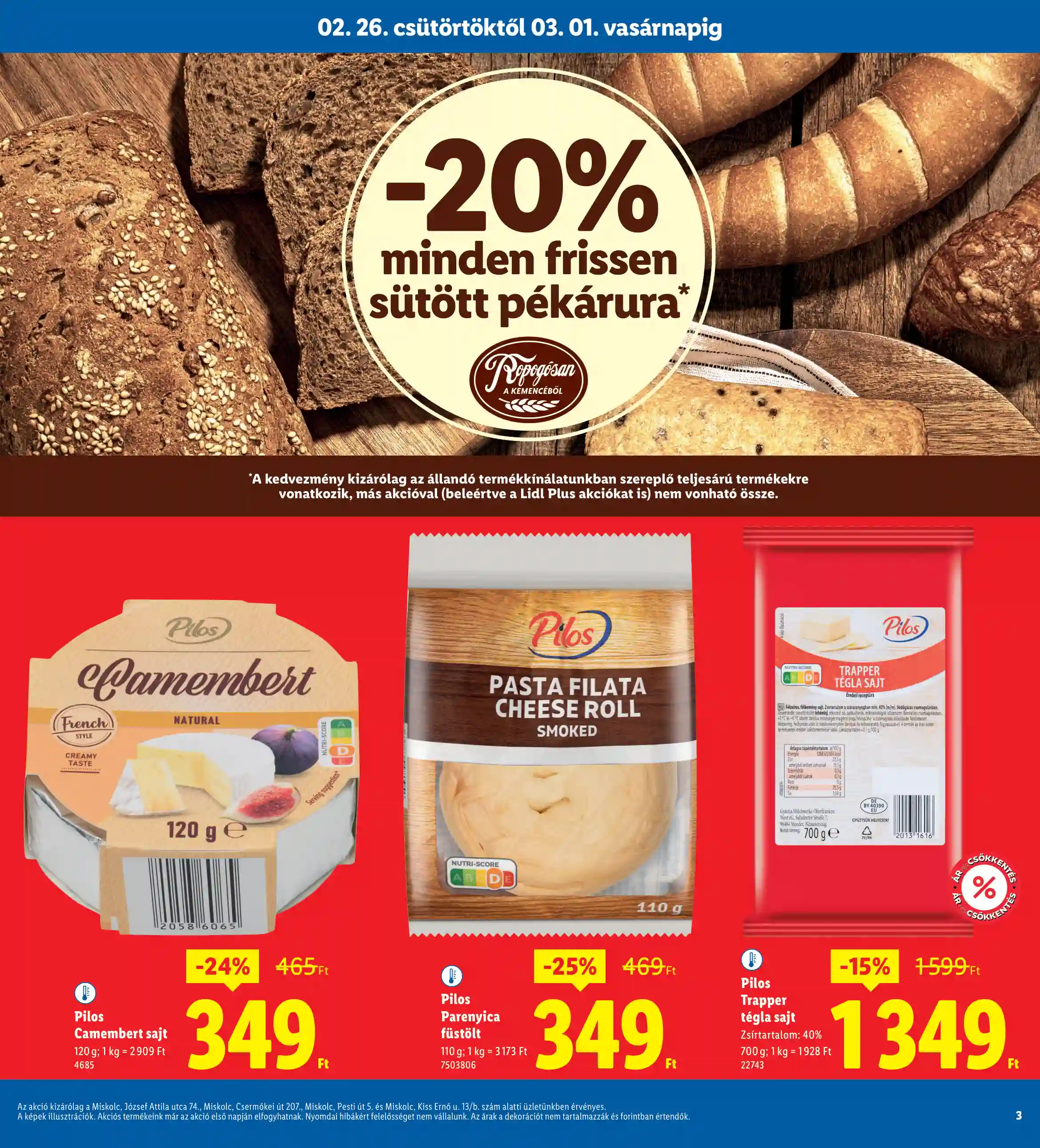 Lidl akciós újság 9. hét (Nyitási akciók – Miskolc) (5 oldal)