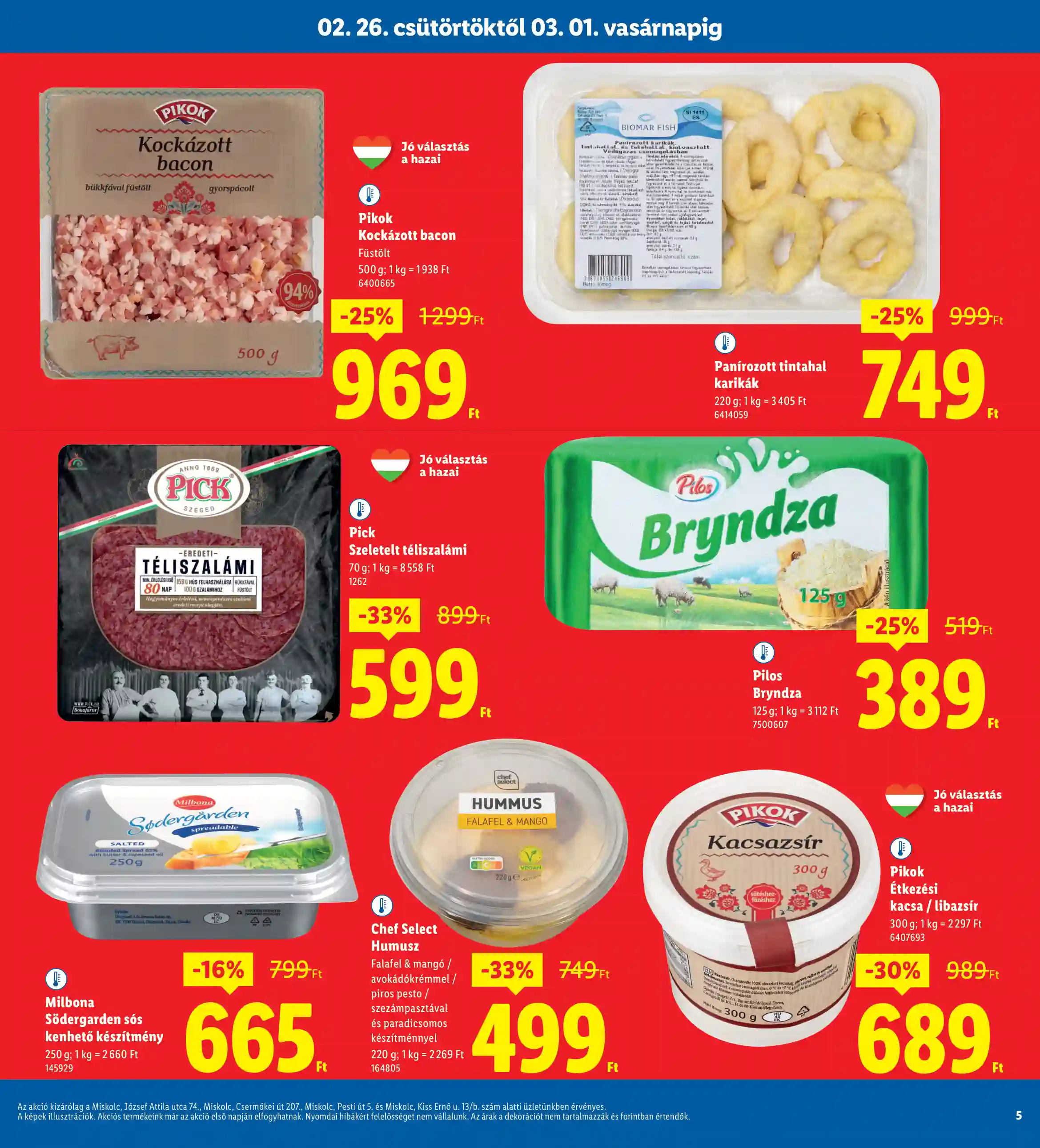 Lidl akciós újság 9. hét (Nyitási akciók – Miskolc) (7 oldal)