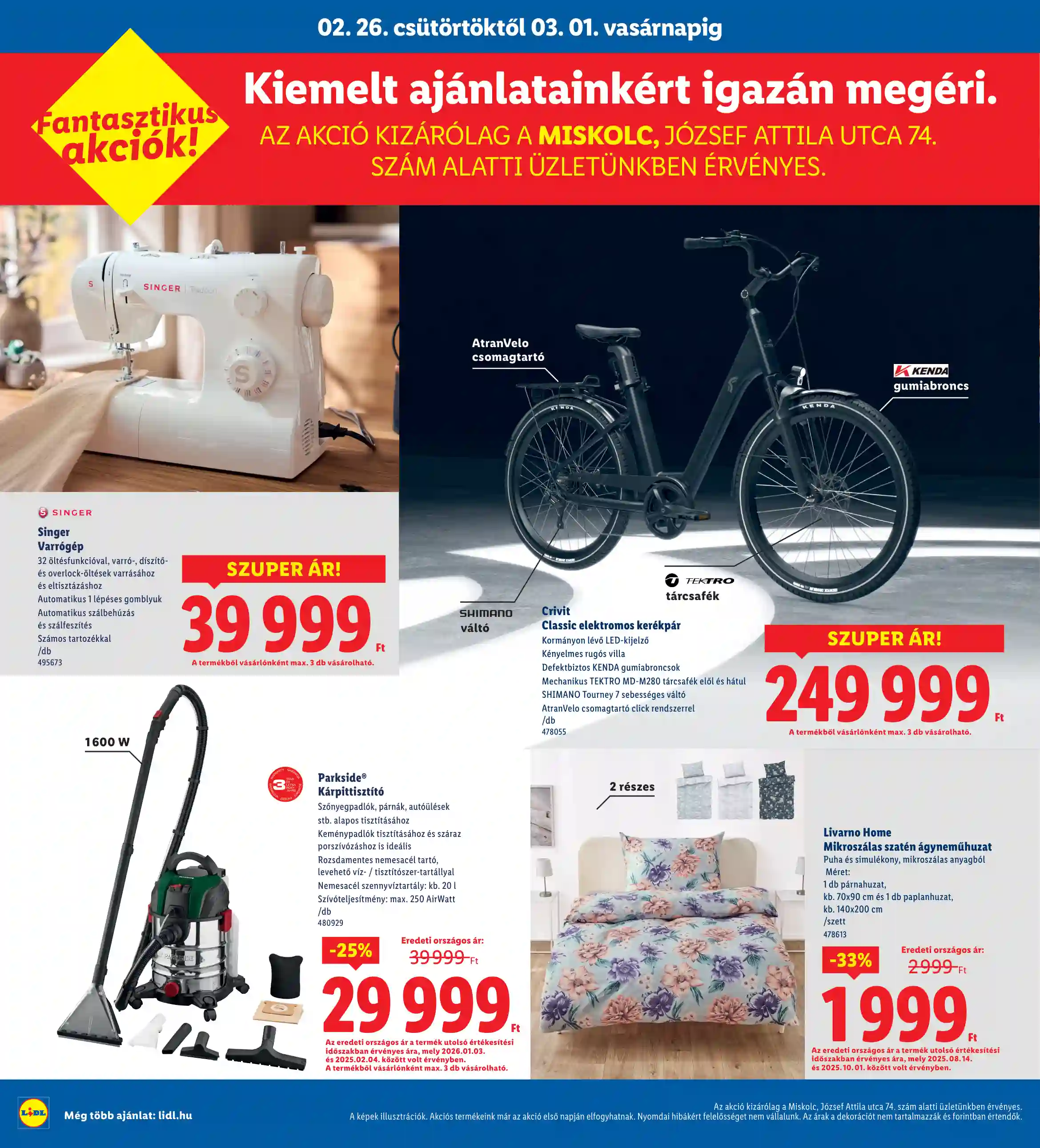 Lidl akciós újság 9. hét (Nyitási akciók – Miskolc) (10 oldal)