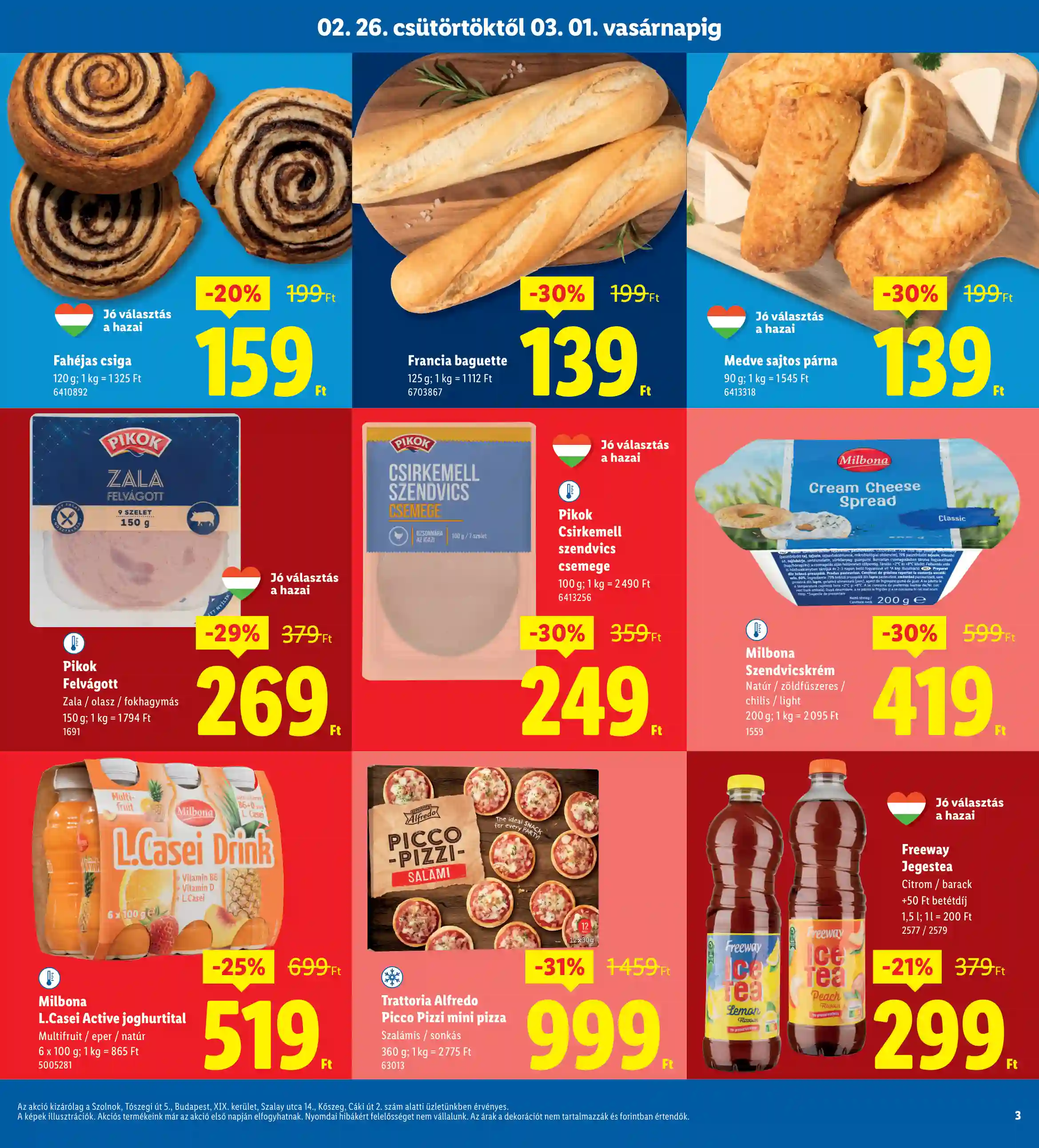 Lidl akciós újság 9. hét (Regionális akciók) (3 oldal)