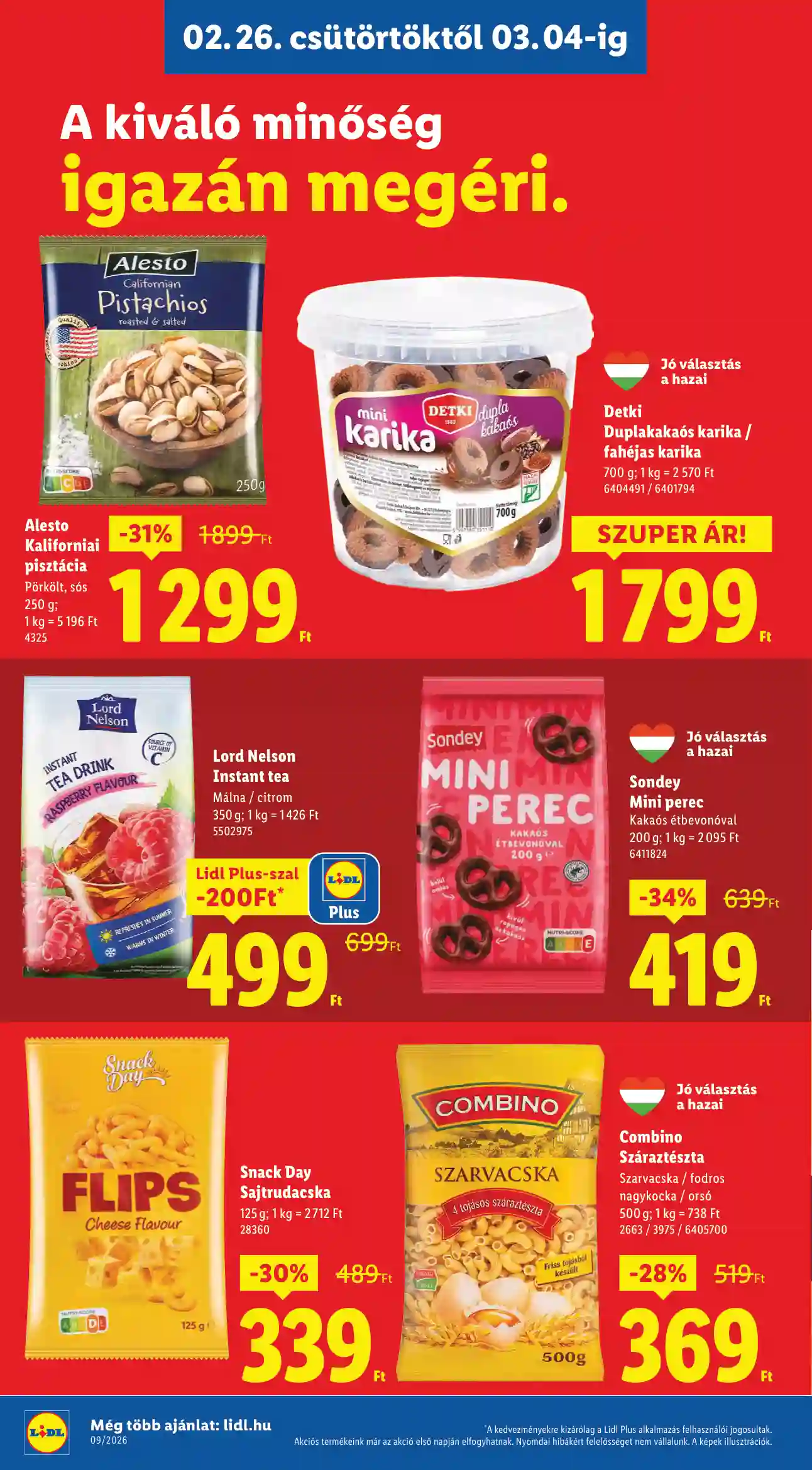 Lidl akciós újság 9. hét (Érvényes 02.26-tól) (4 oldal)