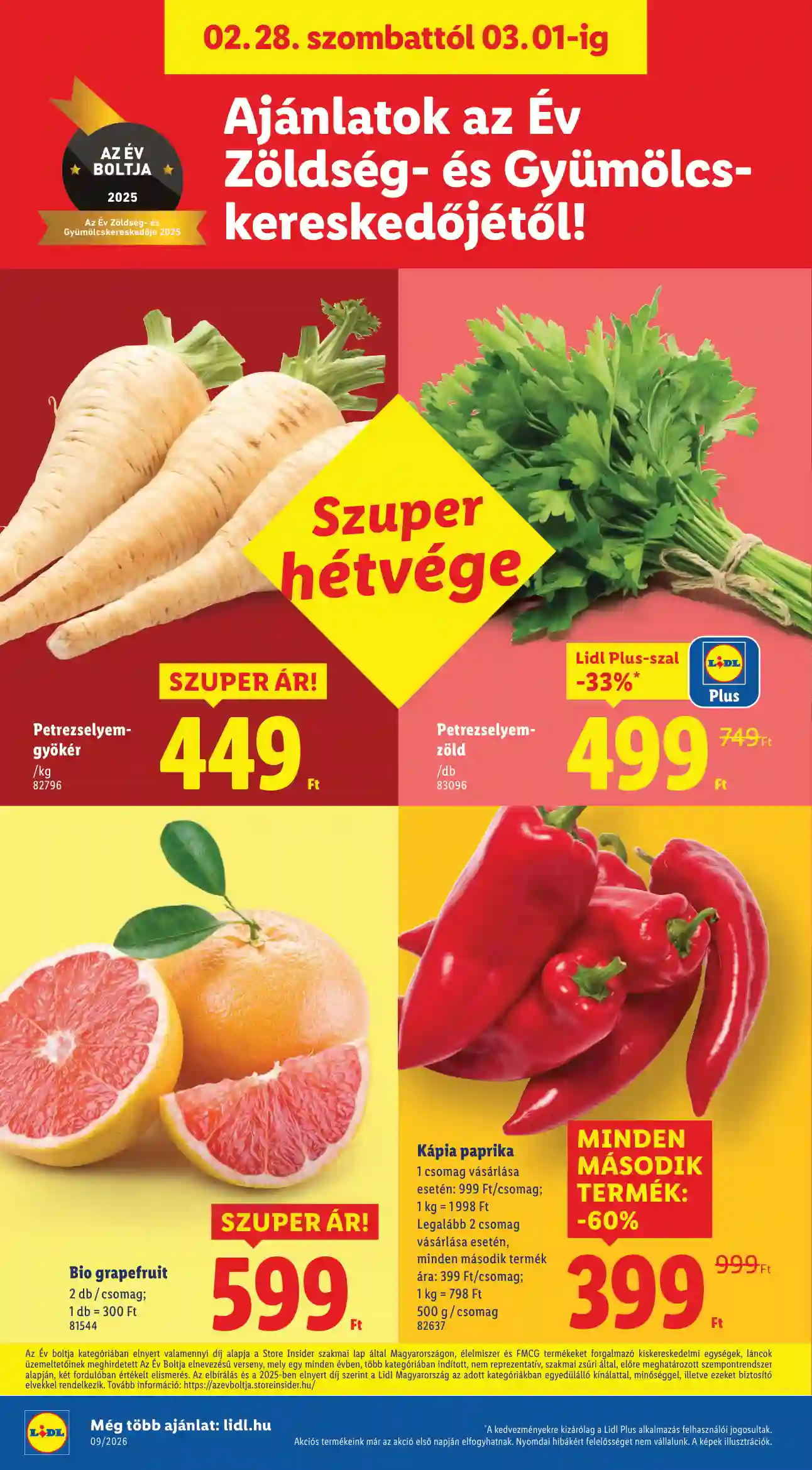 Lidl akciós újság 9. hét (Érvényes 02.26-tól) (41 oldal)