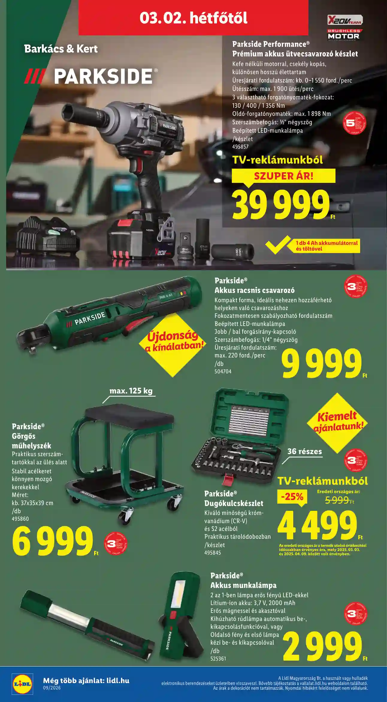 Lidl akciós újság 9. hét (Érvényes 02.26-tól) (45 oldal)