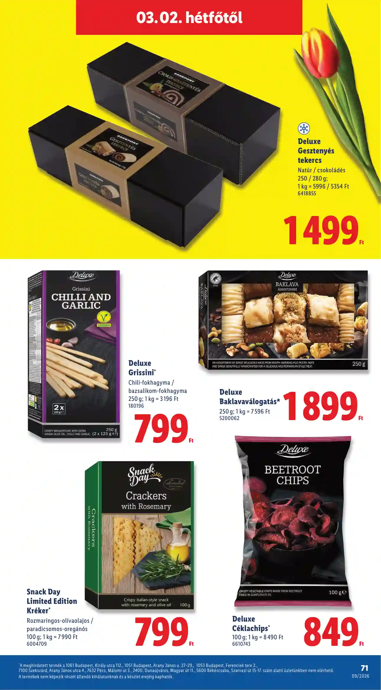 Lidl akciós újság 9. hét (Érvényes 02.26-tól) (69 oldal)