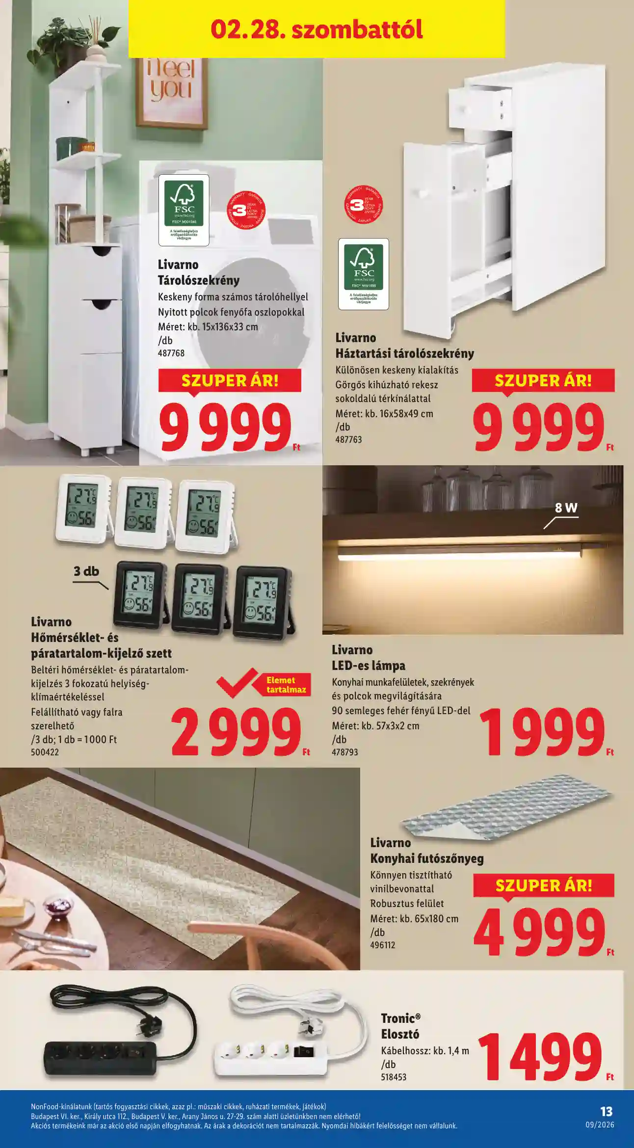 Lidl akciós újság 9. hét (Érvényes 02.26-tól) (5 oldal)