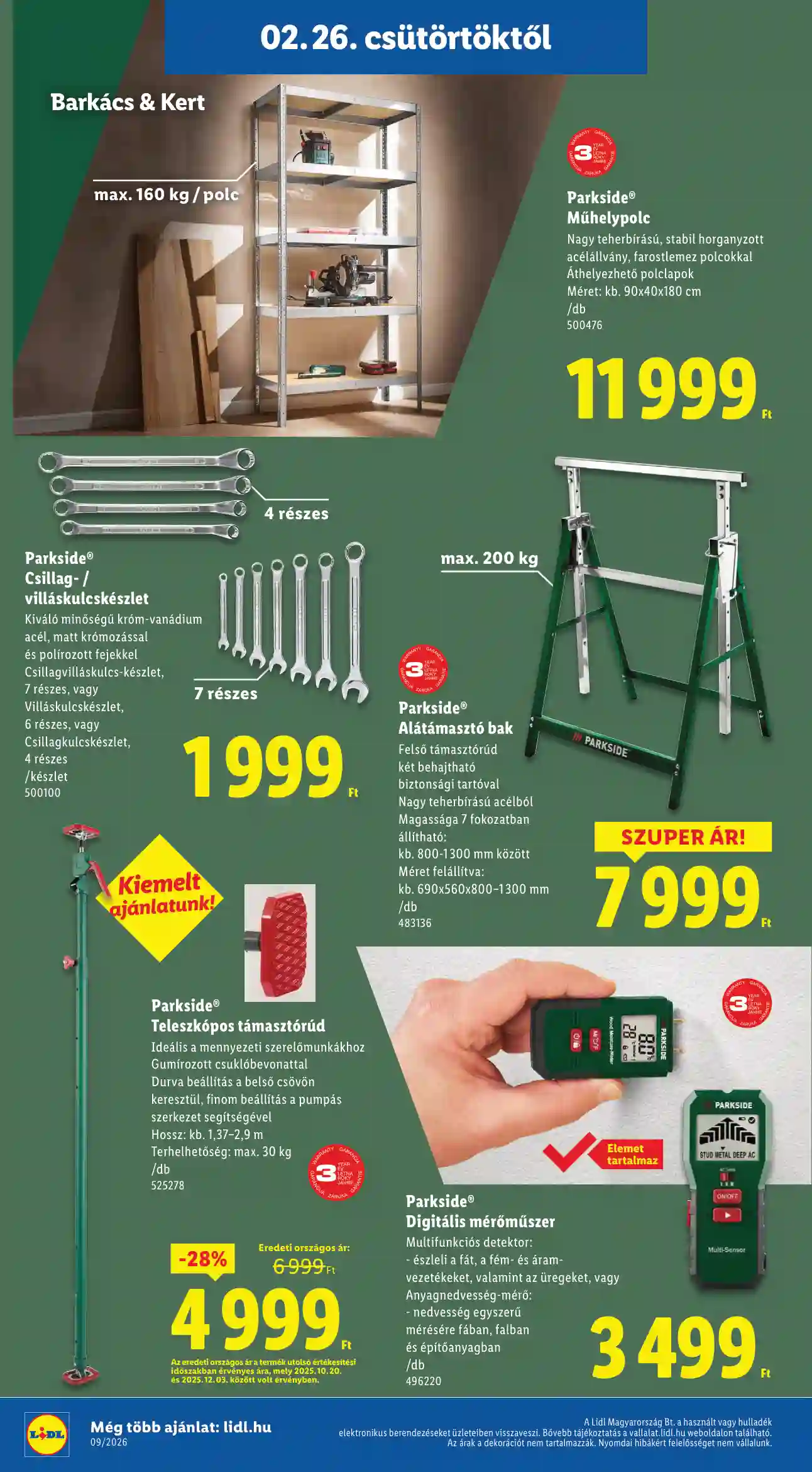 Lidl akciós újság 9. hét (Érvényes 02.26-tól) (18 oldal)