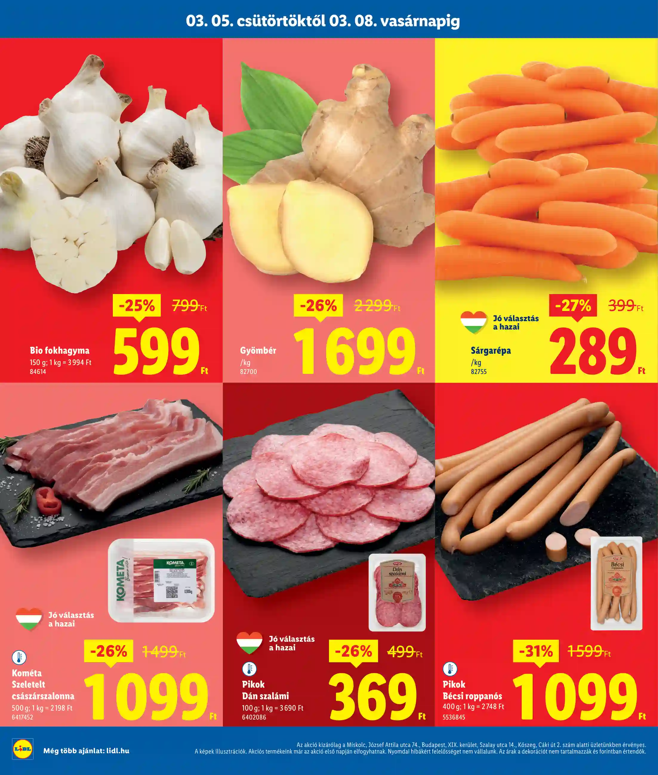 Lidl akciós újság 10. hét (Regionális akciók) (2 oldal)