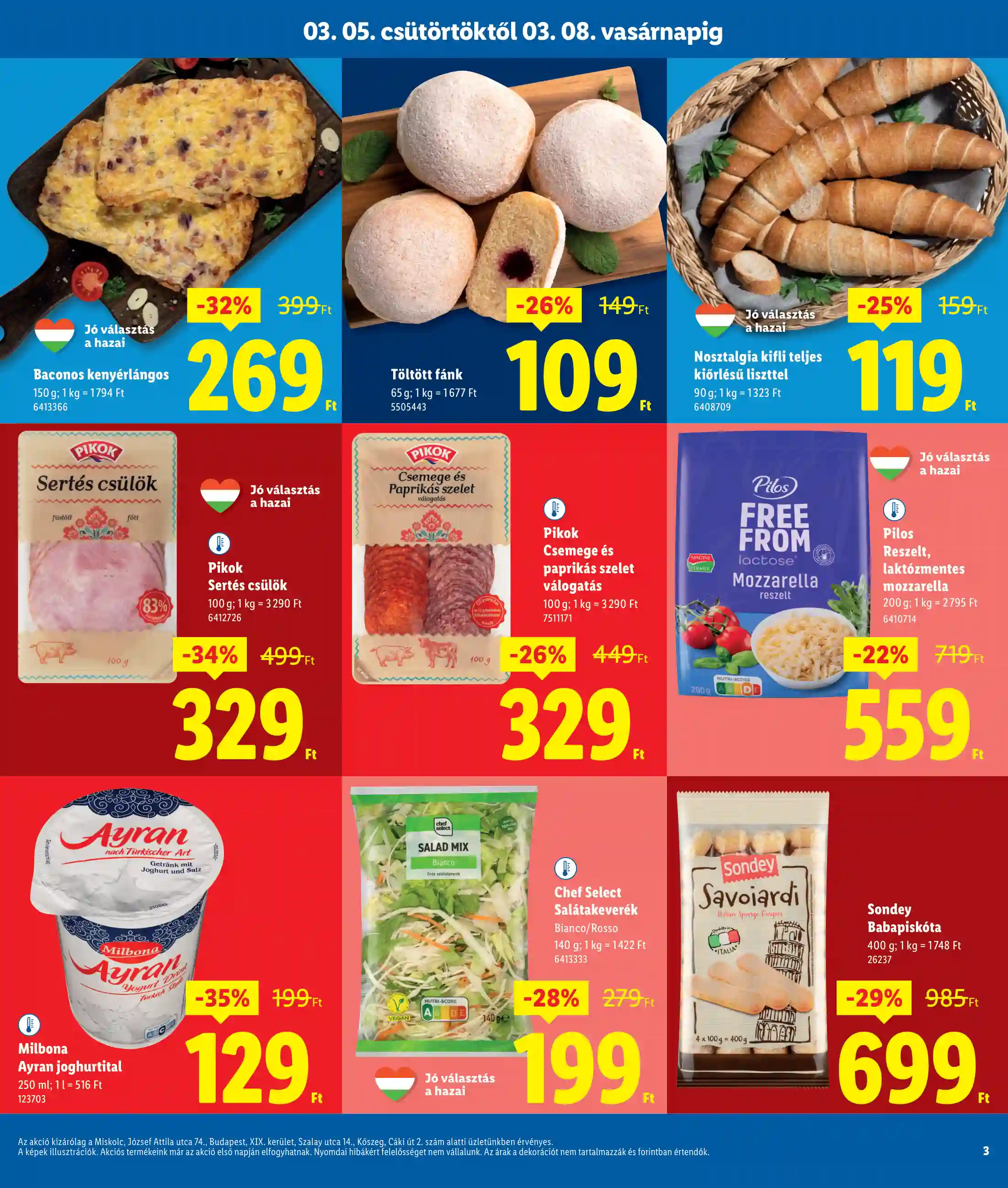 Lidl akciós újság 10. hét (Regionális akciók) (3 oldal)