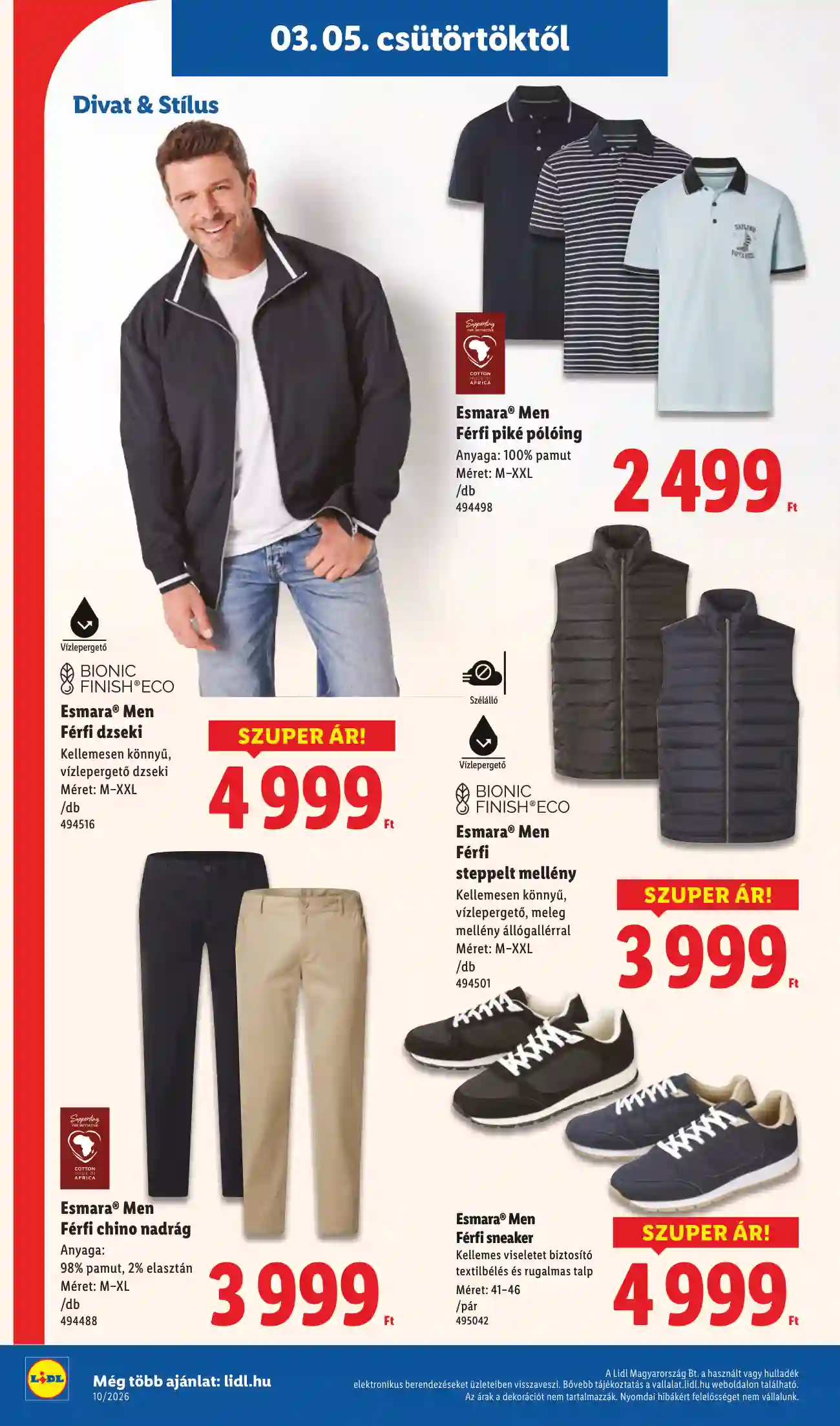 Lidl akciós újság 10. hét (Érvényes 03.05-től) (4 oldal)
