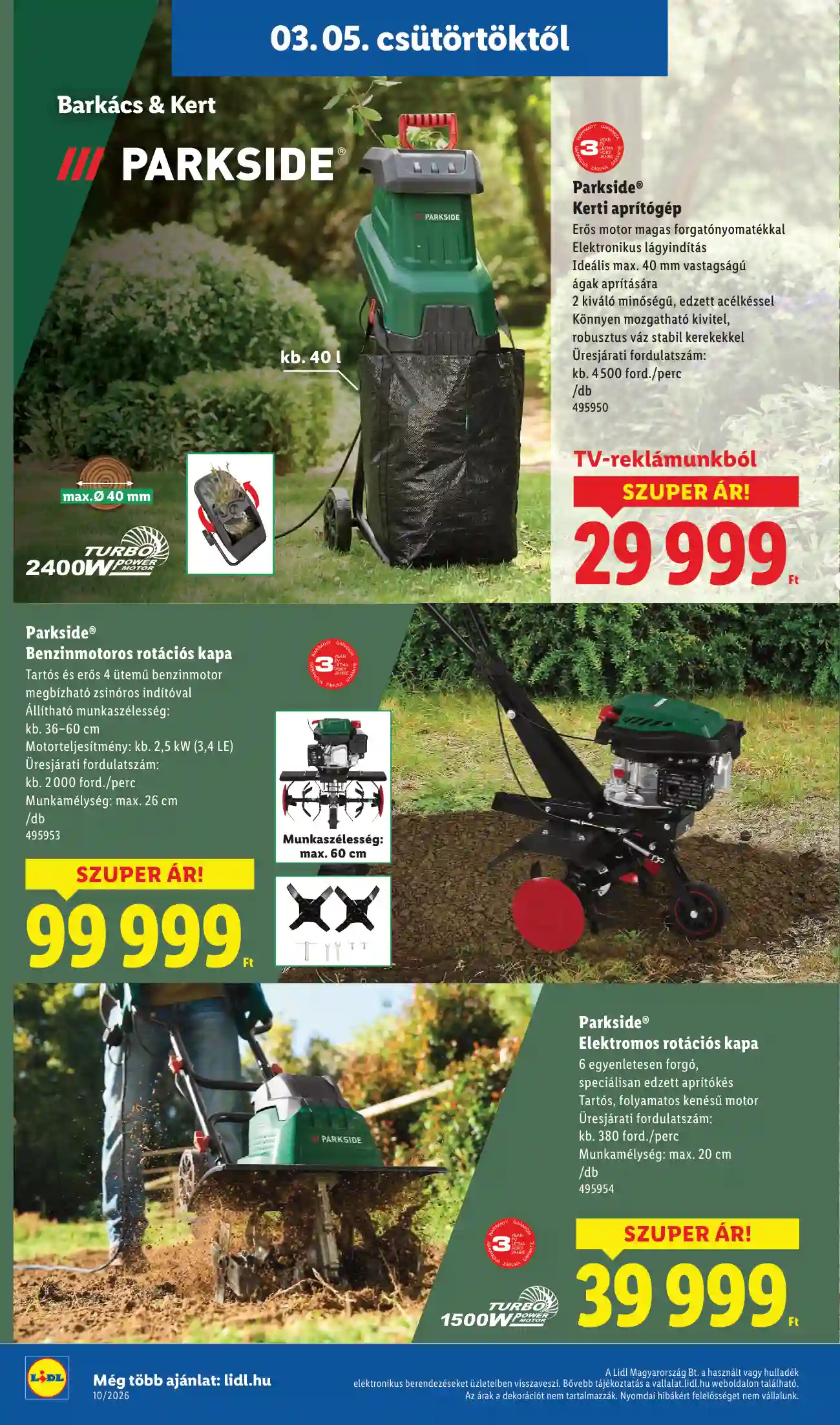 Lidl akciós újság 10. hét (Érvényes 03.05-től) (20 oldal)
