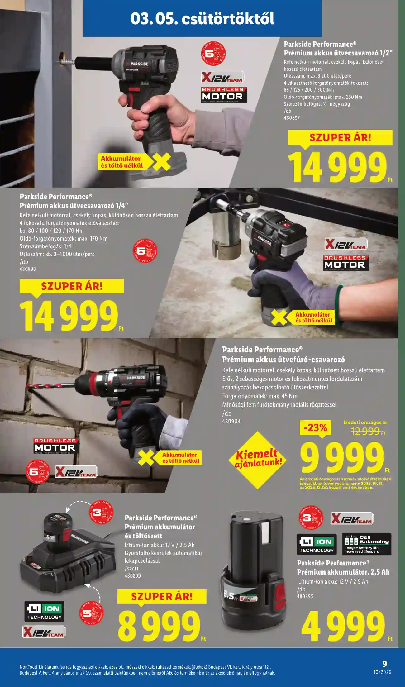 Lidl akciós újság 10. hét (Érvényes 03.05-től) (25 oldal)