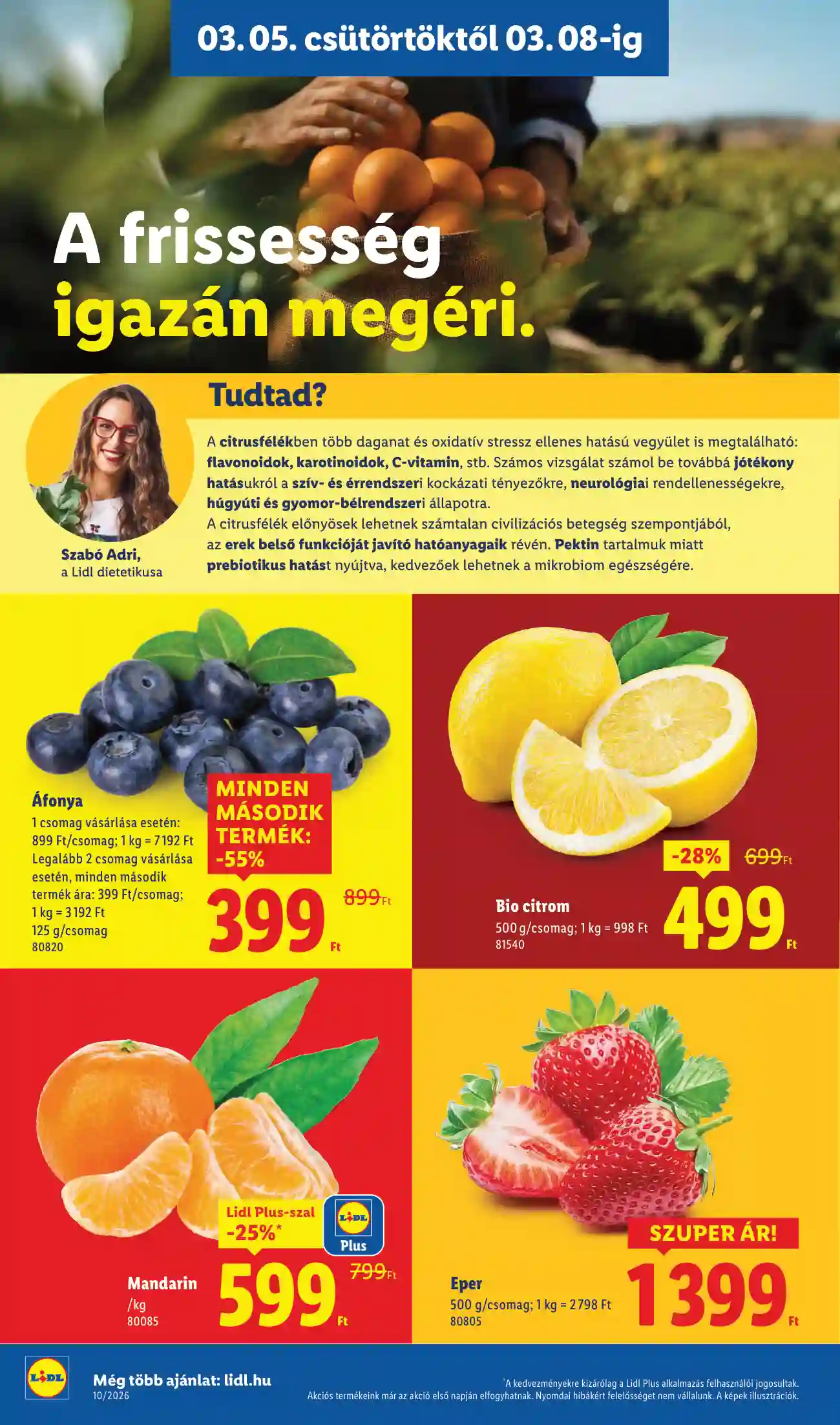 Lidl akciós újság 10. hét (Érvényes 03.05-től) (2 oldal)