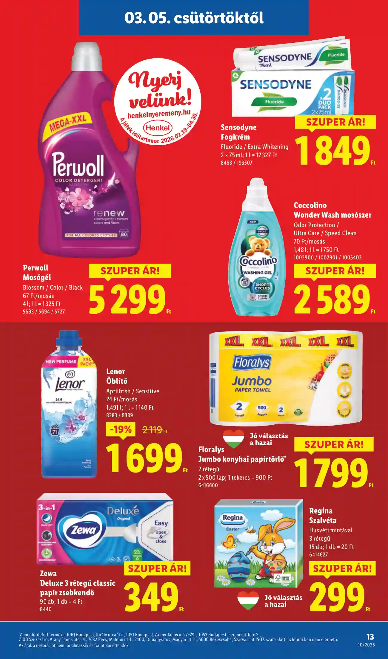 Lidl akciós újság 10. hét (Érvényes 03.05-től) (5 oldal)