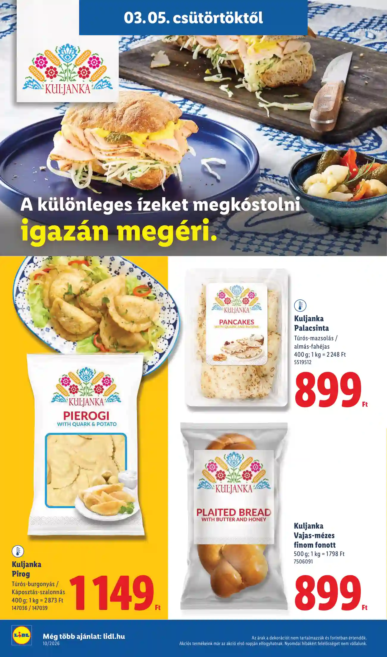 Lidl akciós újság 10. hét (Érvényes 03.05-től) (10 oldal)