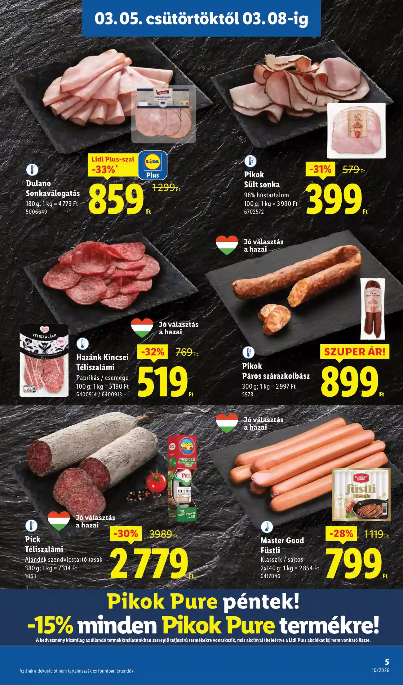 Lidl akciós újság 10. hét (Érvényes 03.05-től) (35 oldal)