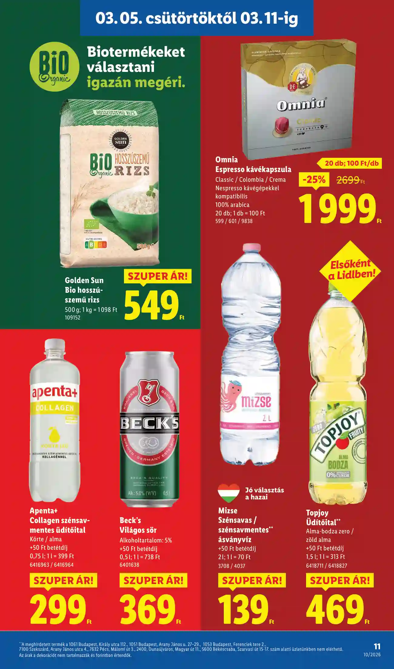 Lidl akciós újság 10. hét (Érvényes 03.05-től) (3 oldal)