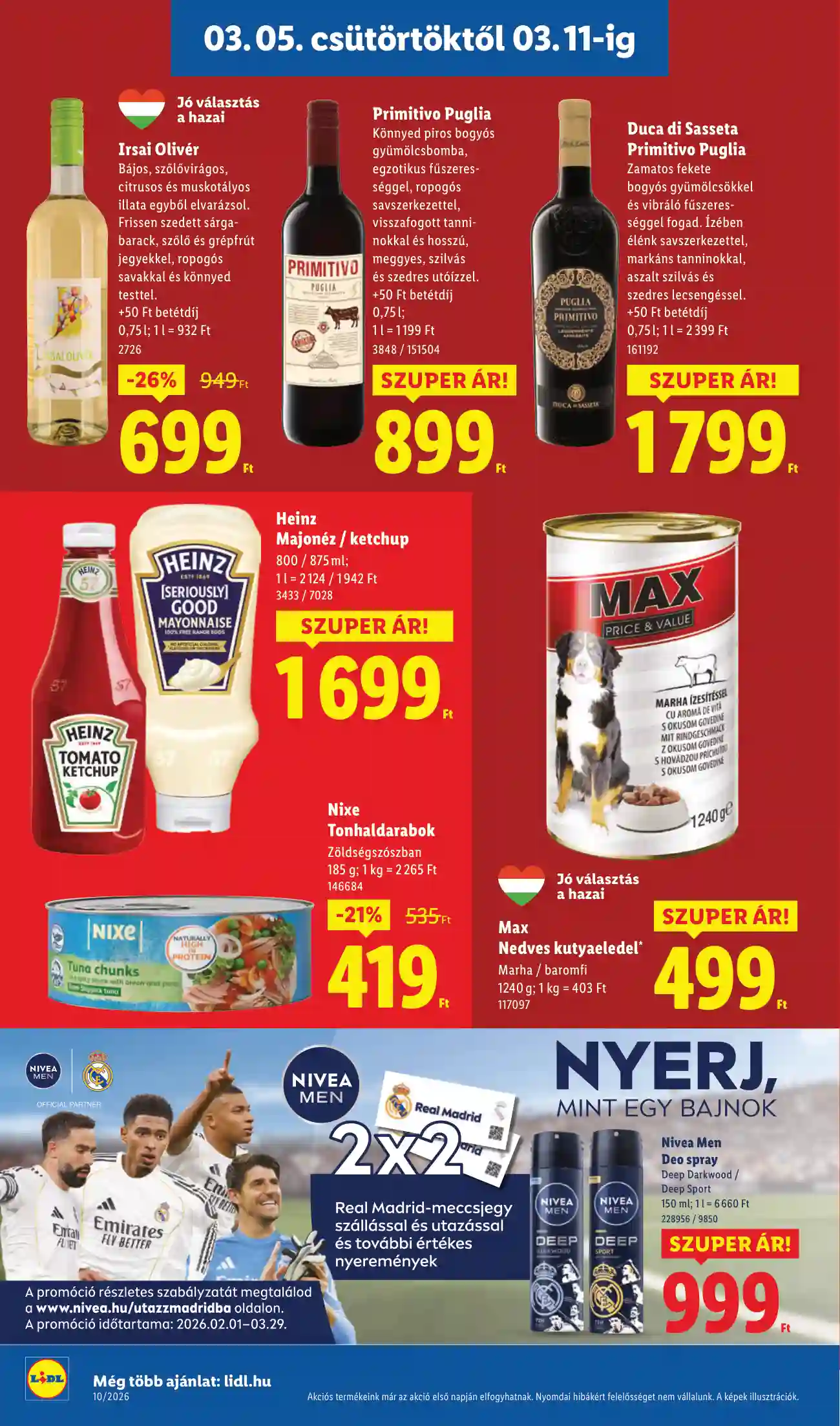 Lidl akciós újság 10. hét (Érvényes 03.05-től) (4 oldal)