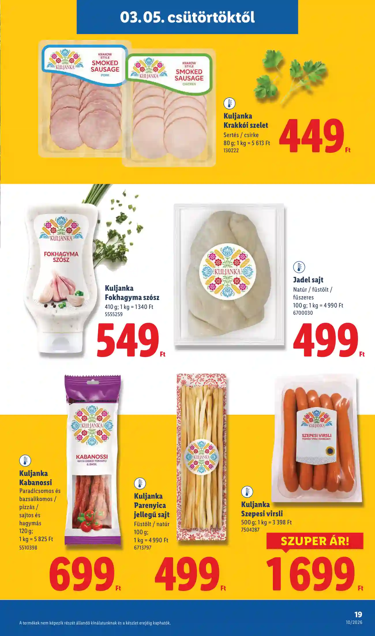 Lidl akciós újság 10. hét (Érvényes 03.05-től) (11 oldal)