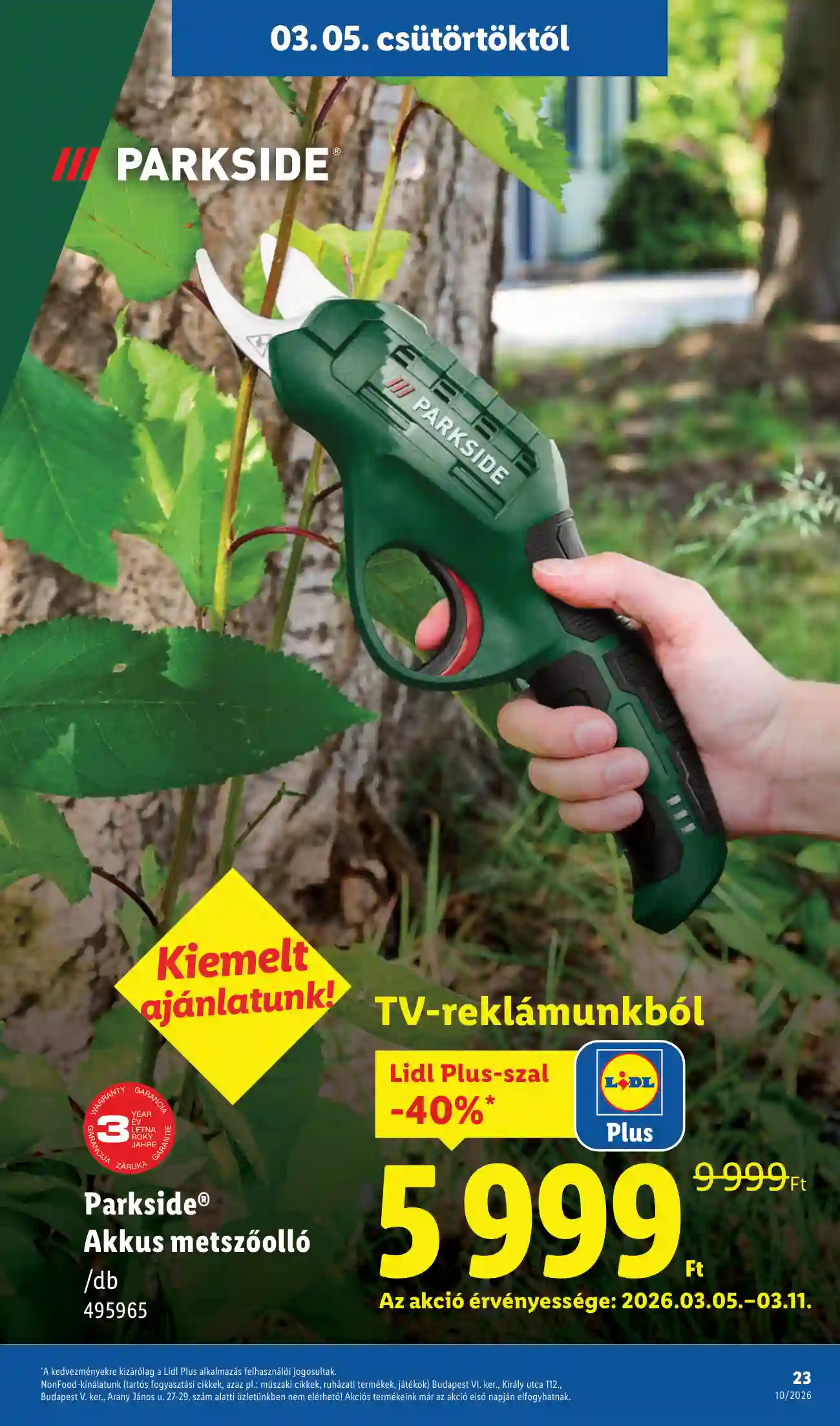 Lidl akciós újság 10. hét (Érvényes 03.05-től) (16 oldal)