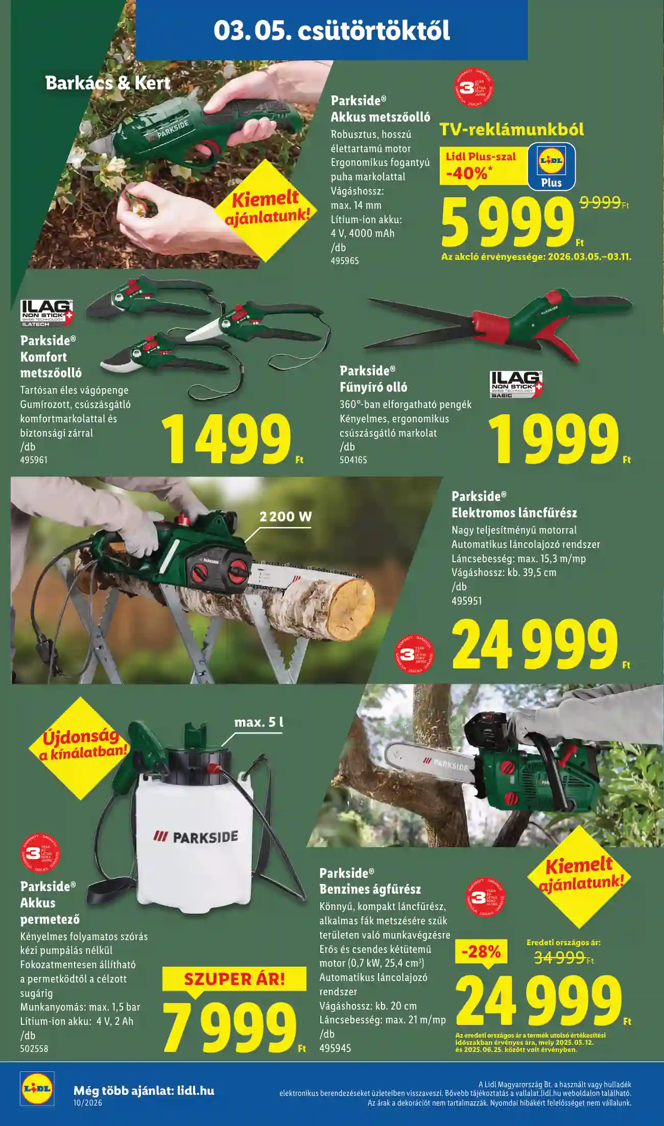 Lidl akciós újság 10. hét (Érvényes 03.05-től) (19 oldal)