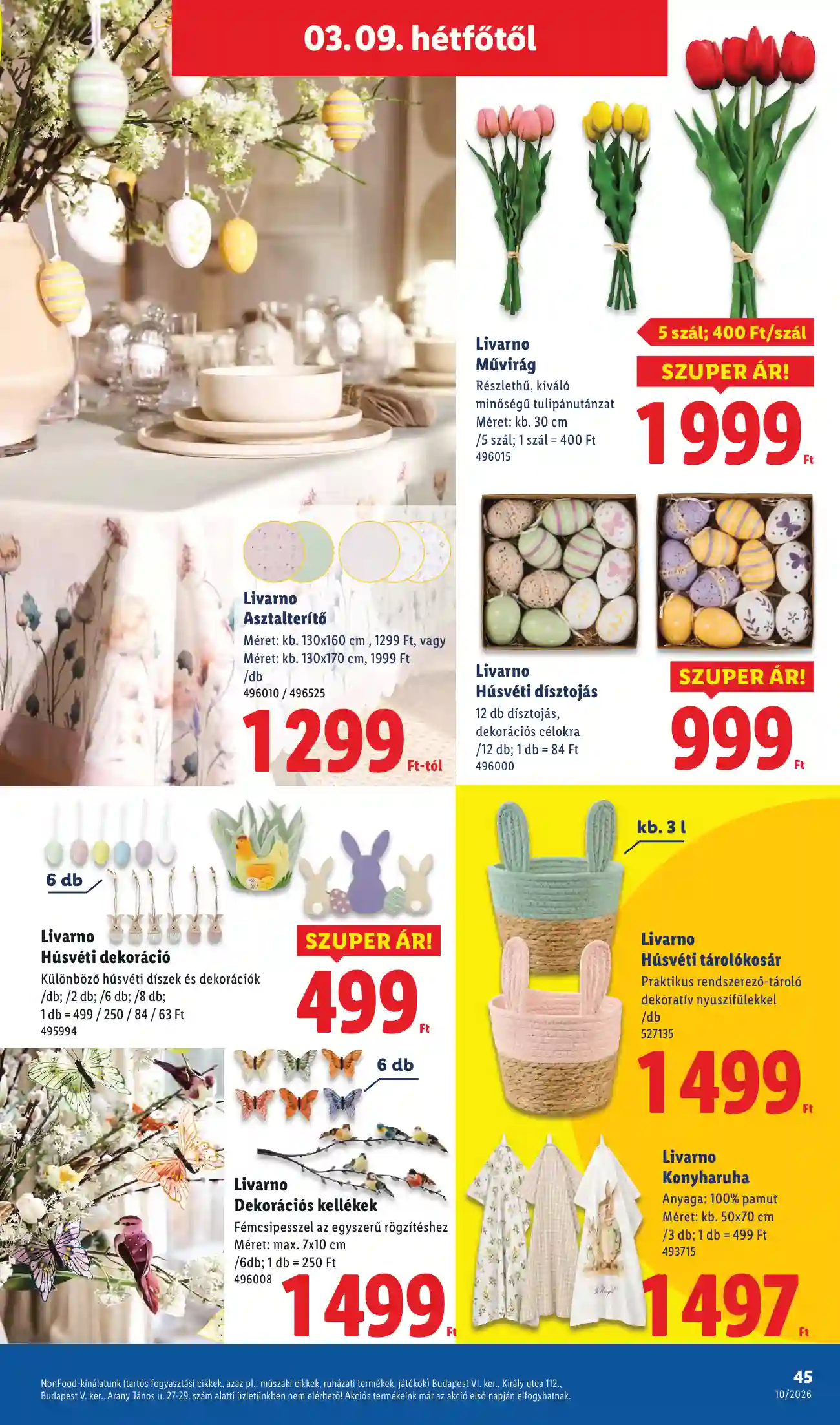 Lidl akciós újság 10. hét (Érvényes 03.05-től) (40 oldal)