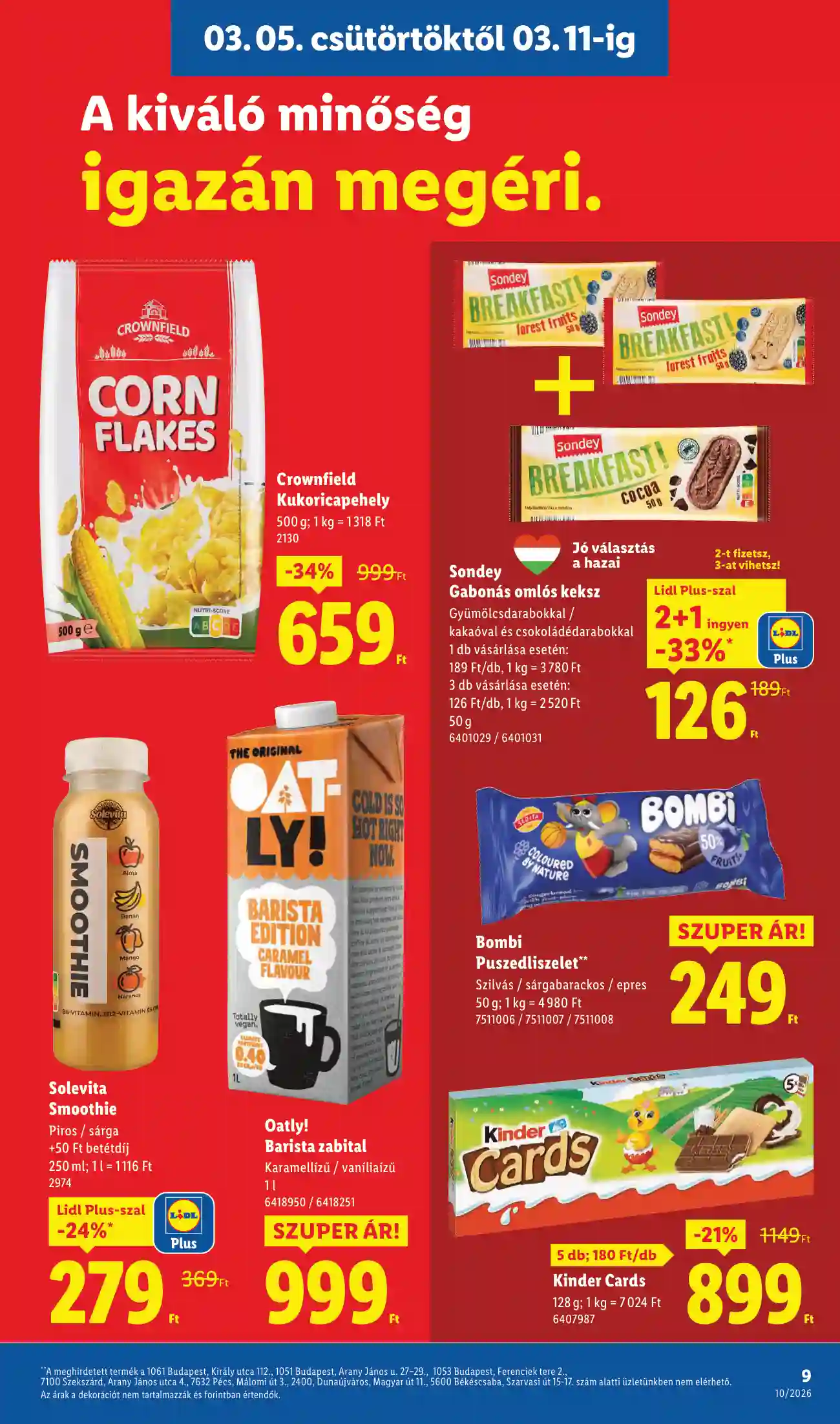 Lidl akciós újság 10. hét (Érvényes 03.05-től) (63 oldal)