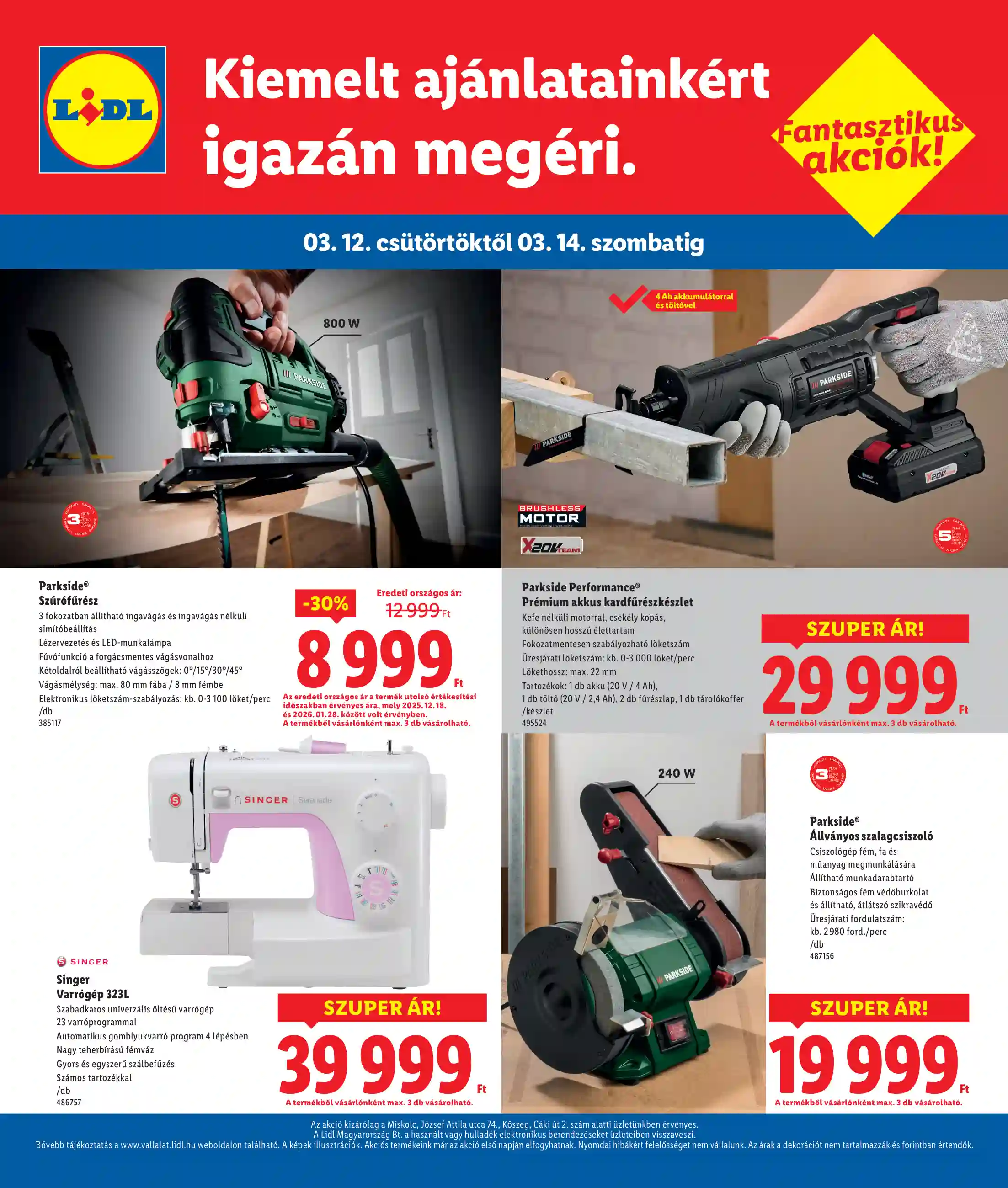 Lidl akciós újság 11. hét (Regionális akciók) (4 oldal)