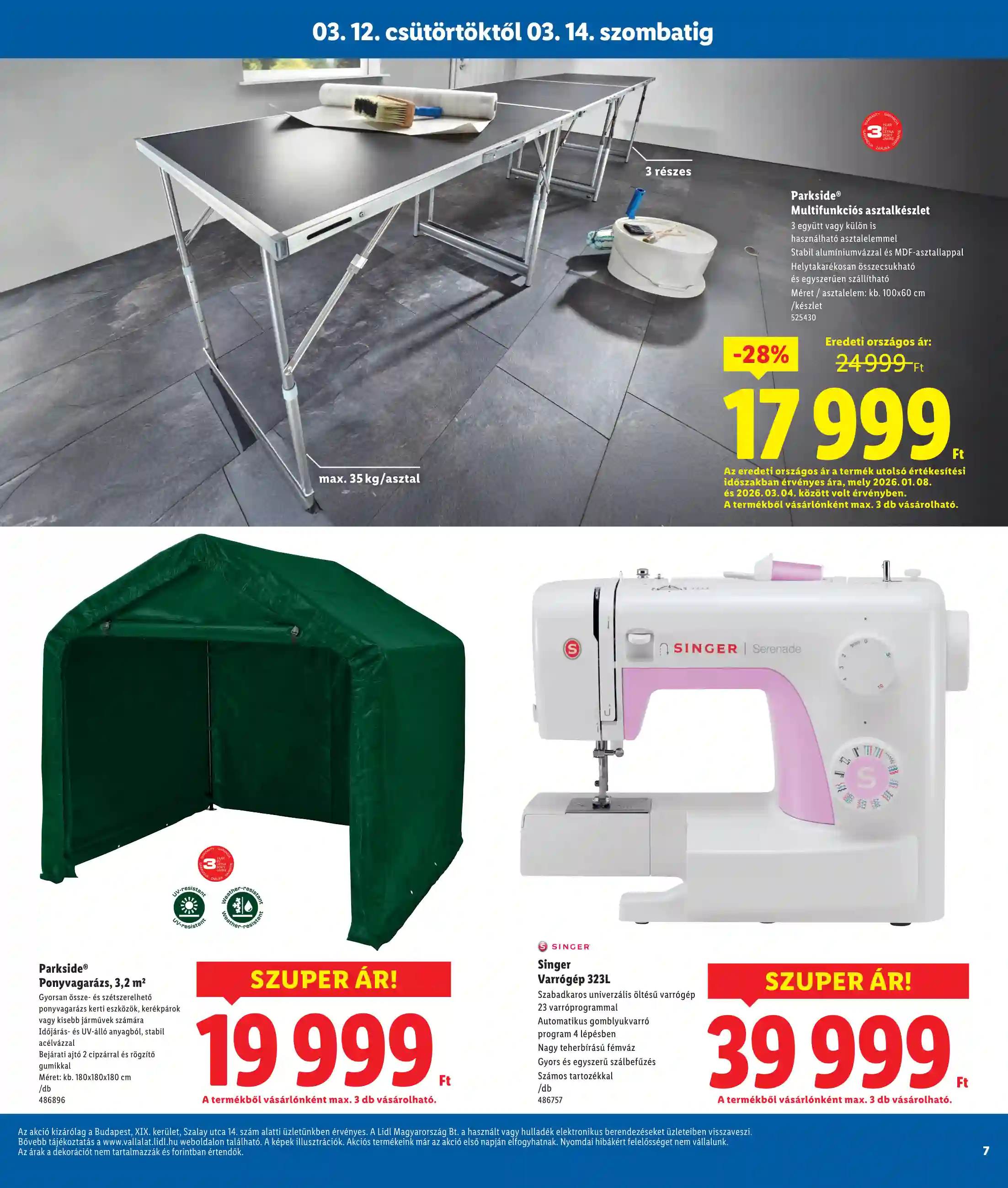 Lidl akciós újság 11. hét (Regionális akciók – Budapest) (7 oldal)