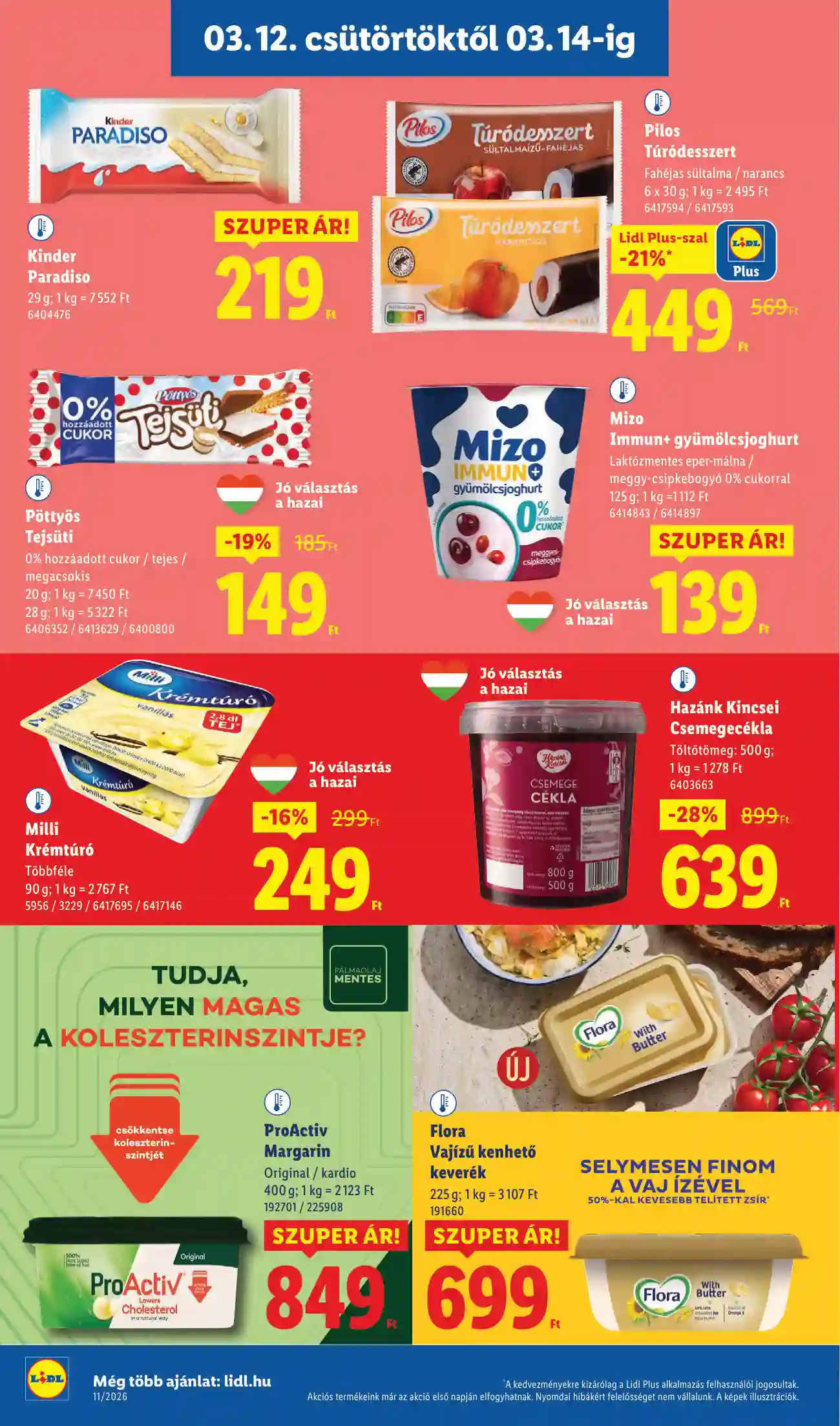 Lidl akciós újság 11. hét (Érvényes 03.12-től) (4 oldal)