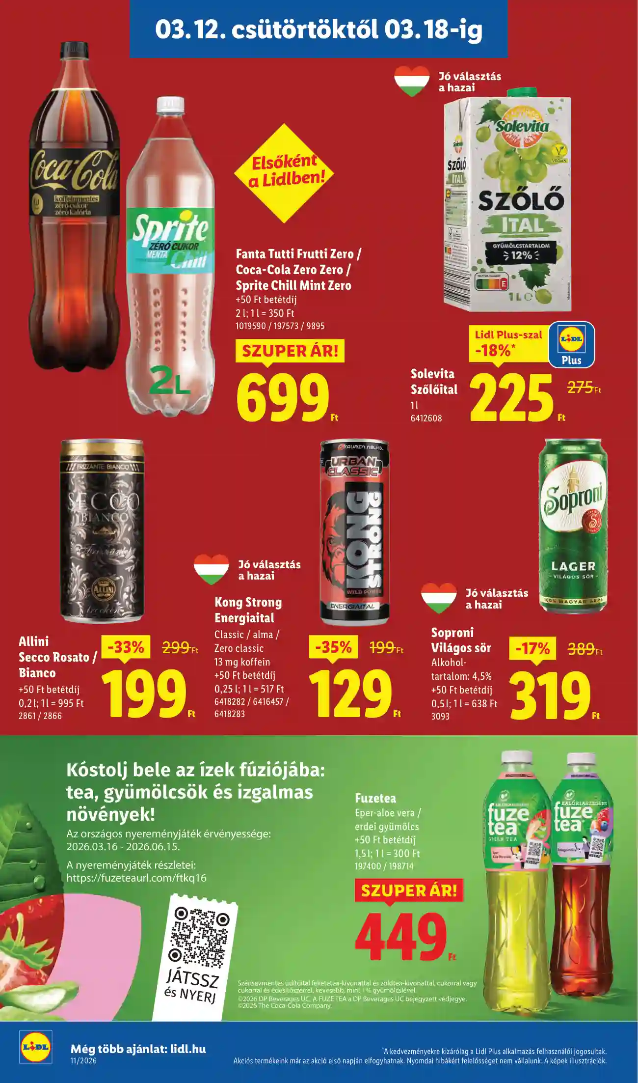 Lidl akciós újság 11. hét (Érvényes 03.12-től) (8 oldal)