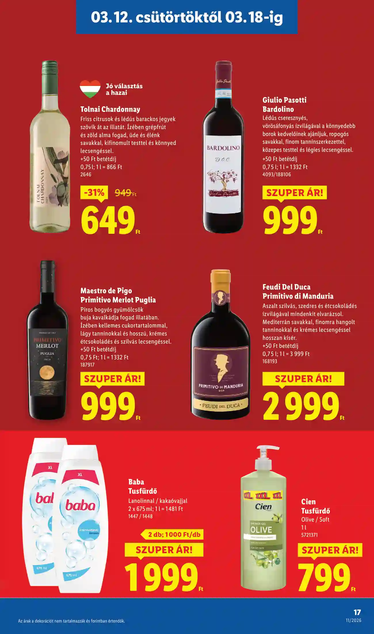 Lidl akciós újság 11. hét (Érvényes 03.12-től) (9 oldal)