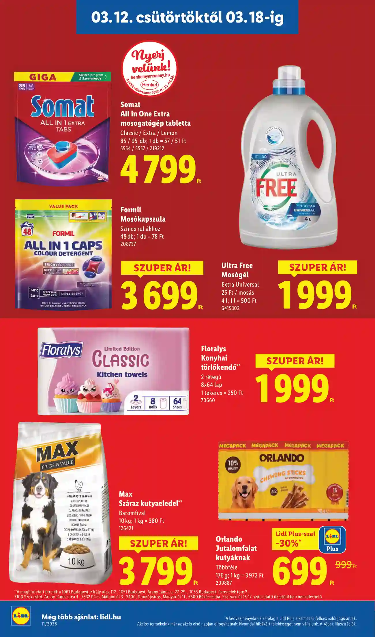 Lidl akciós újság 11. hét (Érvényes 03.12-től) (10 oldal)