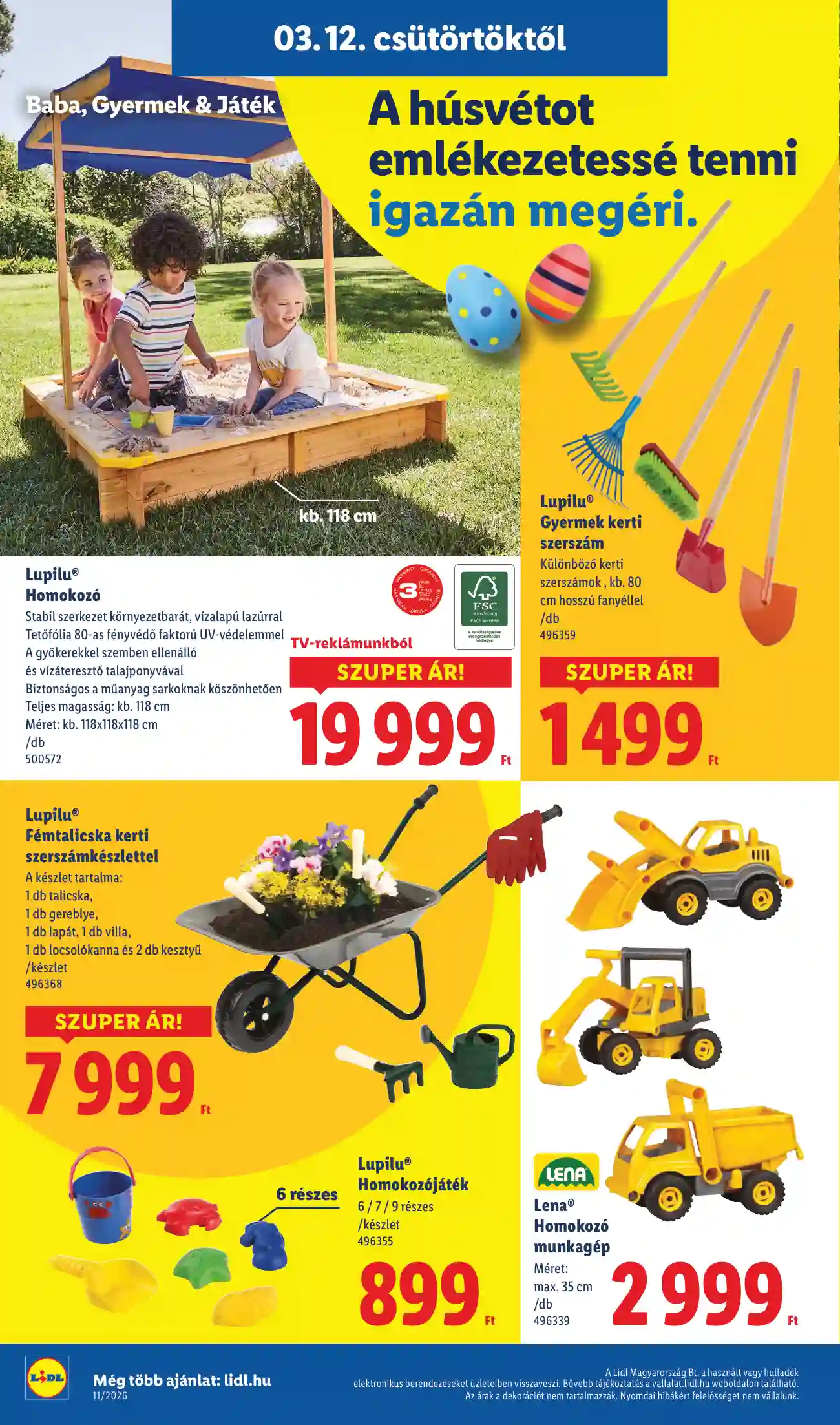 Lidl akciós újság 11. hét (Érvényes 03.12-től) (32 oldal)