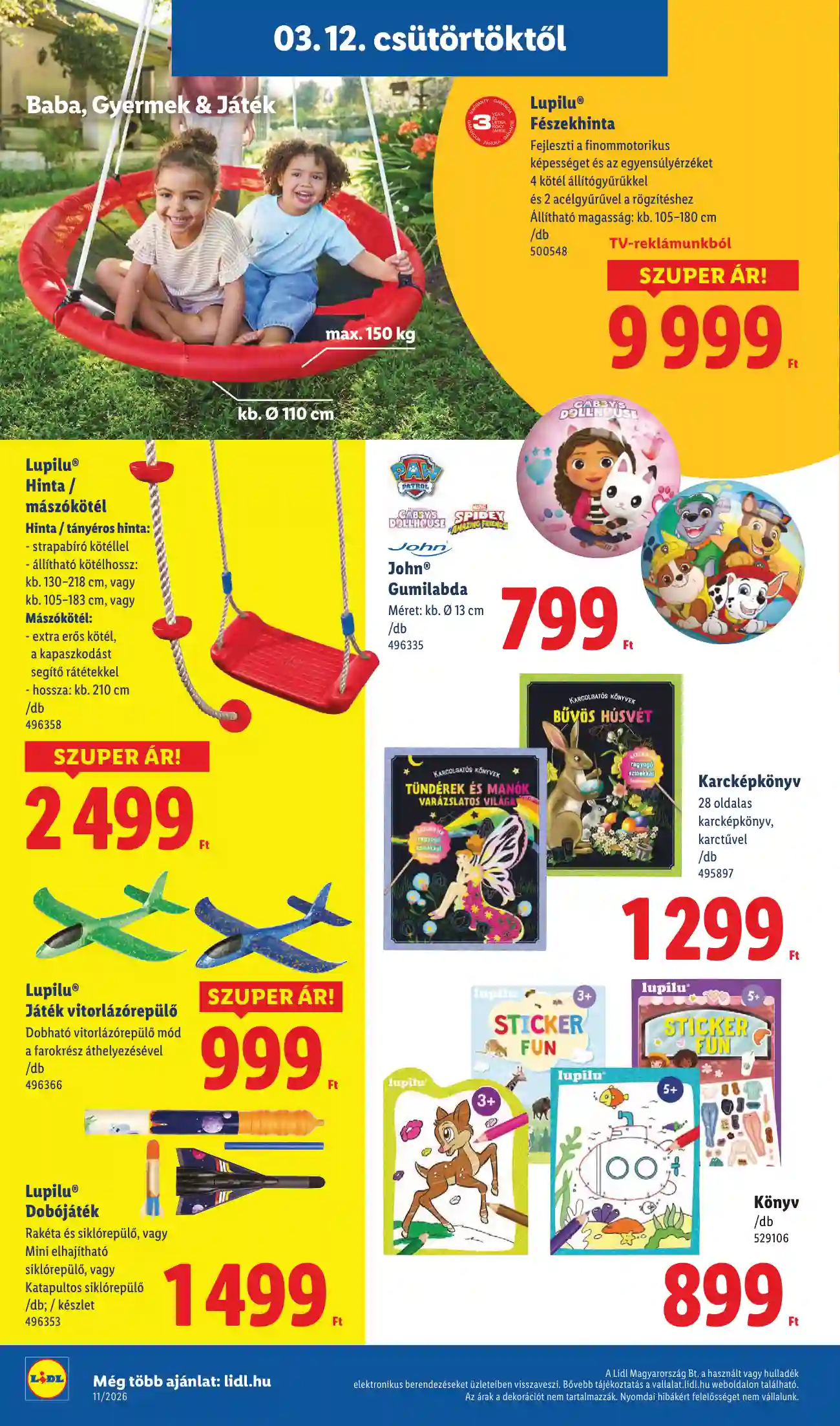 Lidl akciós újság 11. hét (Érvényes 03.12-től) (34 oldal)
