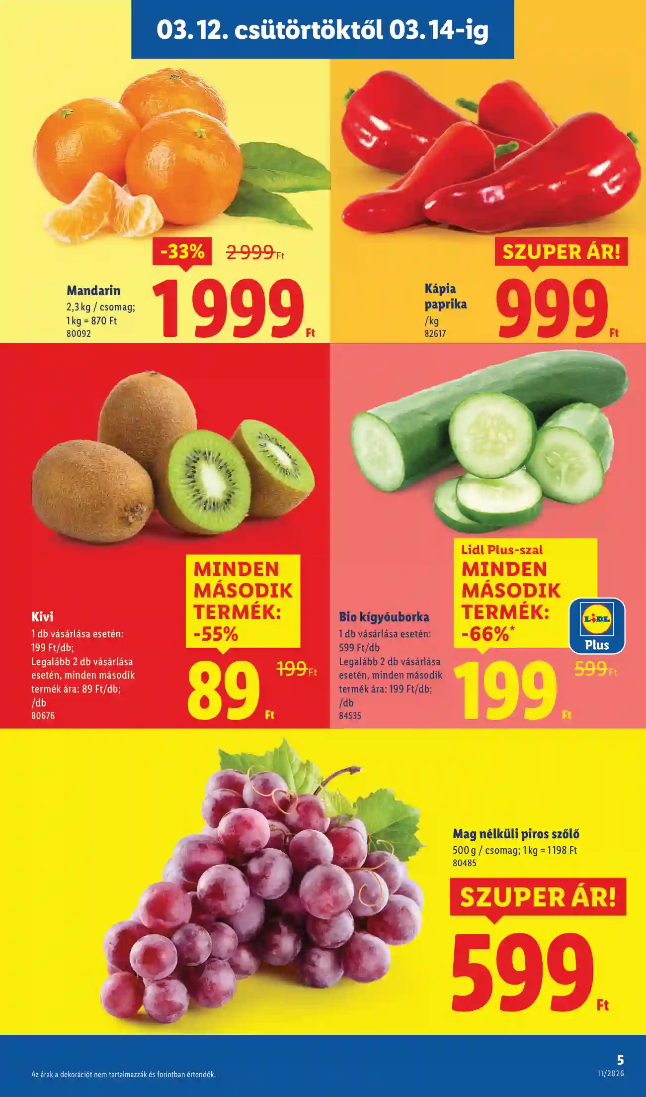 Lidl akciós újság 11. hét (Érvényes 03.12-től) (35 oldal)