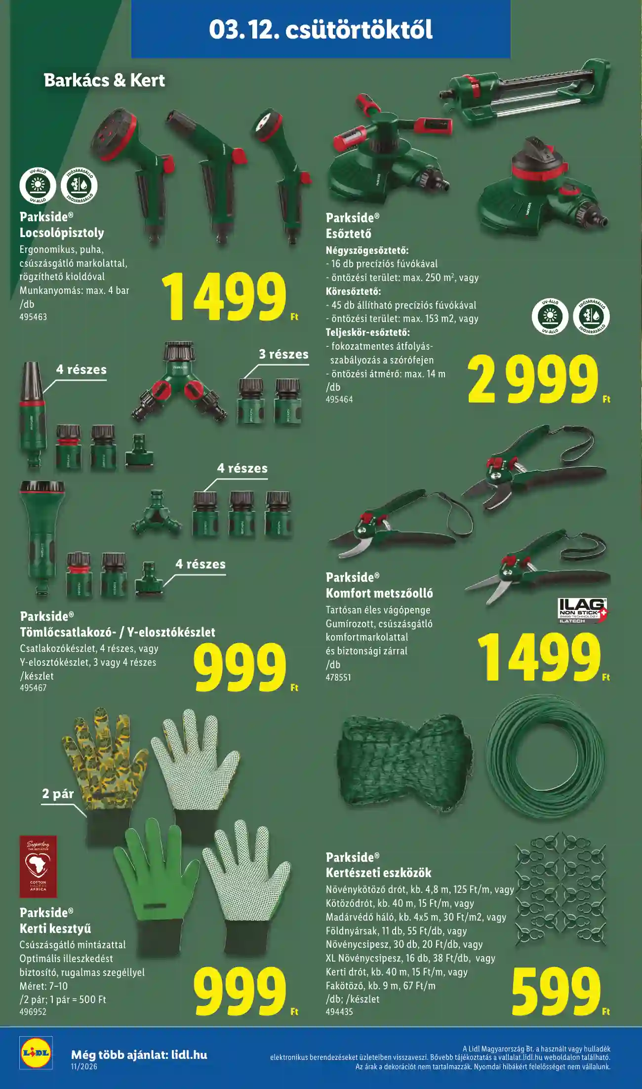 Lidl akciós újság 11. hét (Érvényes 03.12-től) (39 oldal)