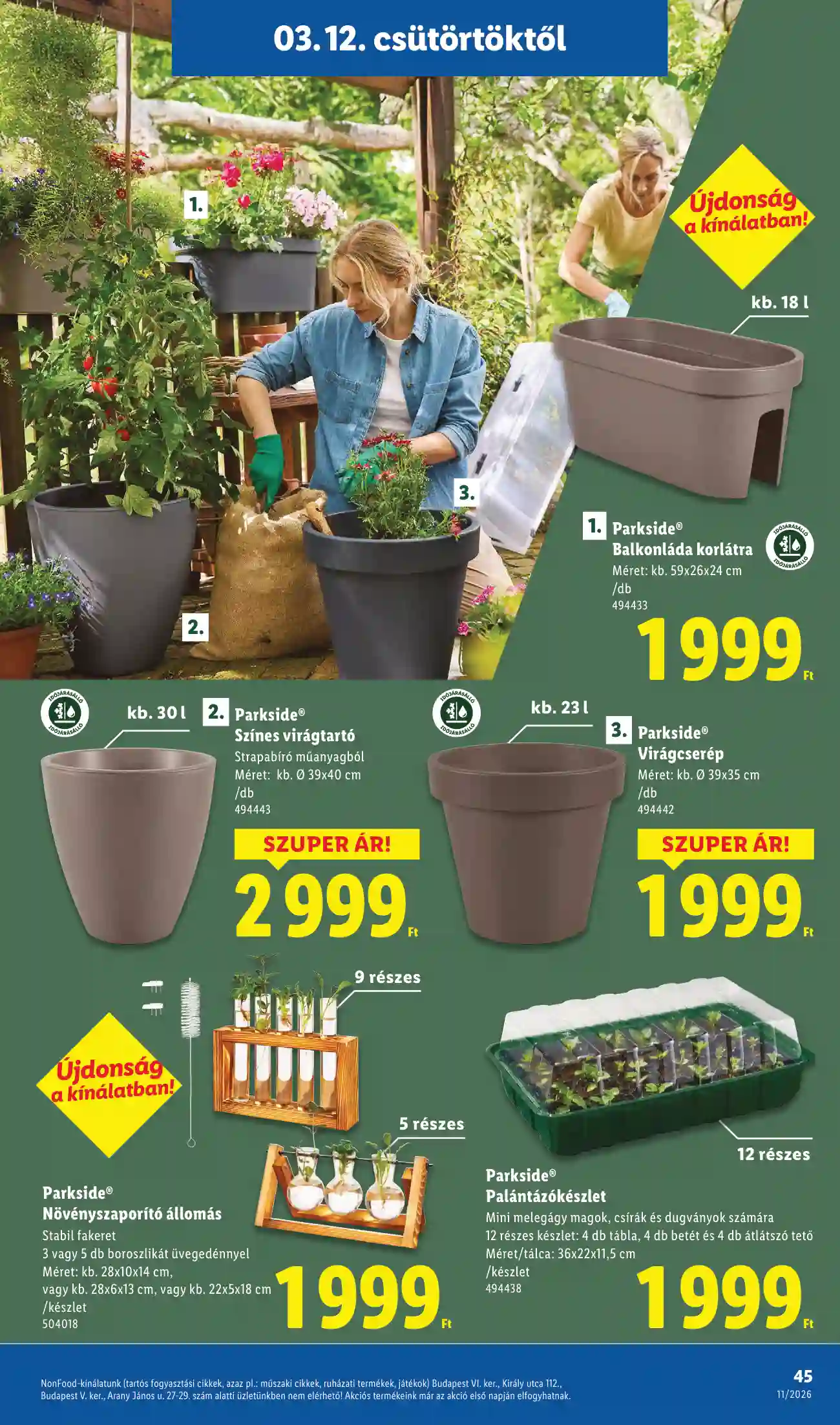 Lidl akciós újság 11. hét (Érvényes 03.12-től) (40 oldal)