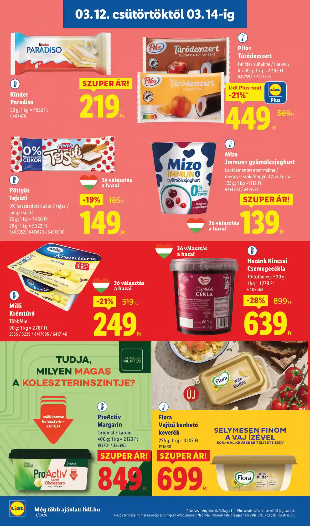 Lidl akciós újság 11. hét (Érvényes 03.12-től) (4 oldal)