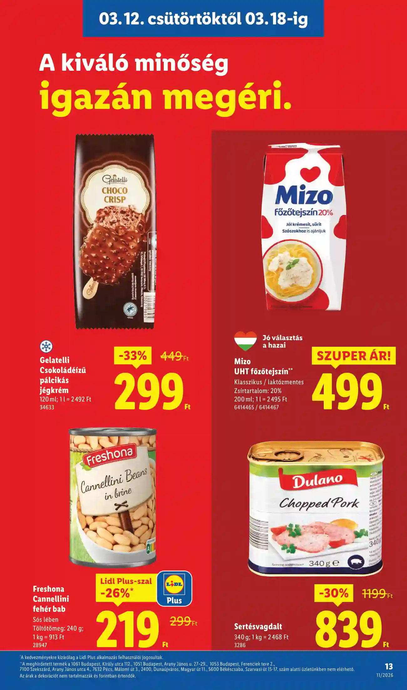 Lidl akciós újság 11. hét (Érvényes 03.12-től) (5 oldal)