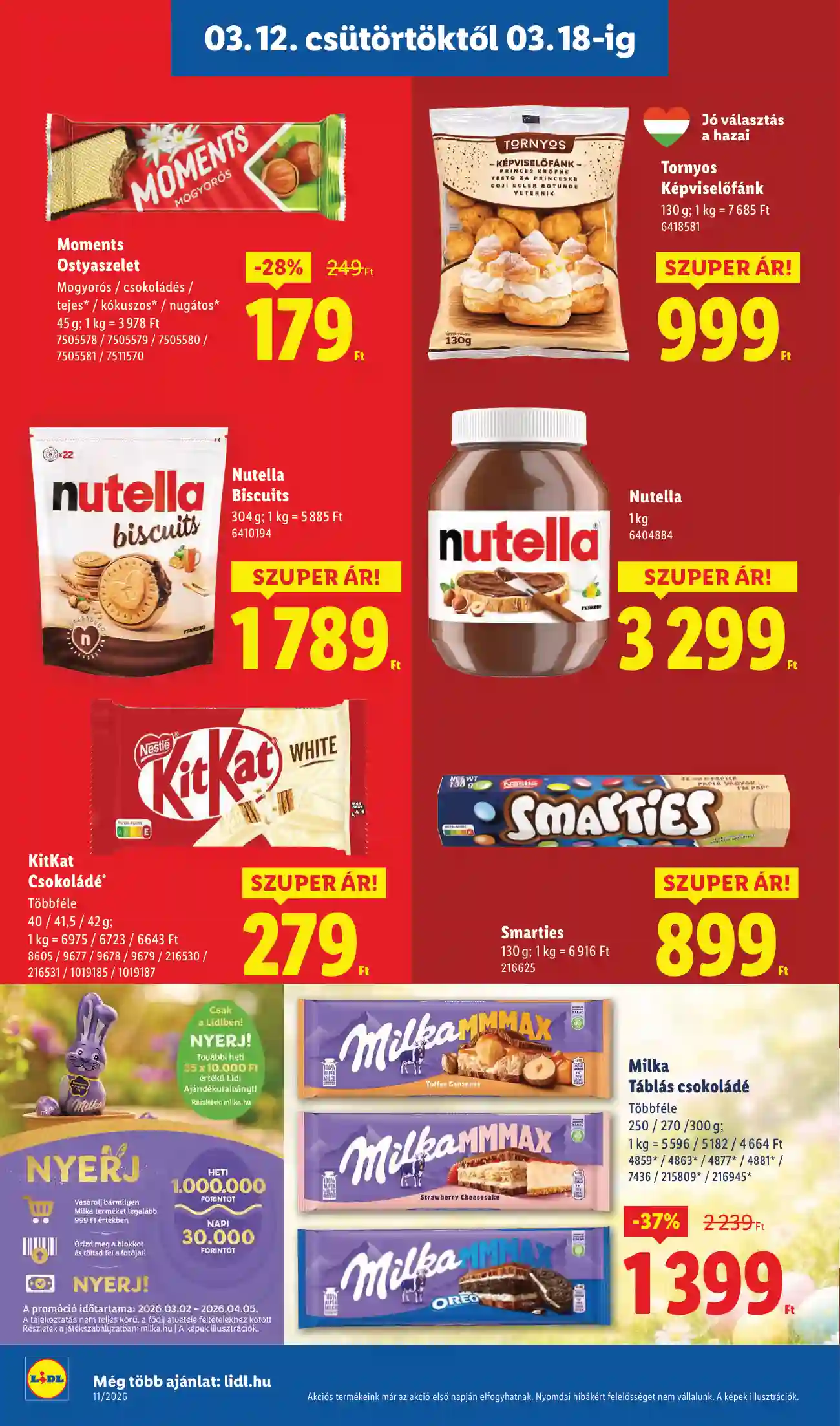 Lidl akciós újság 11. hét (Érvényes 03.12-től) (6 oldal)