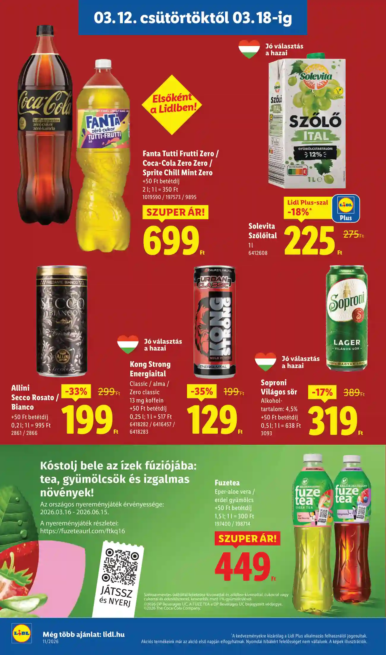 Lidl akciós újság 11. hét (Érvényes 03.12-től) (8 oldal)