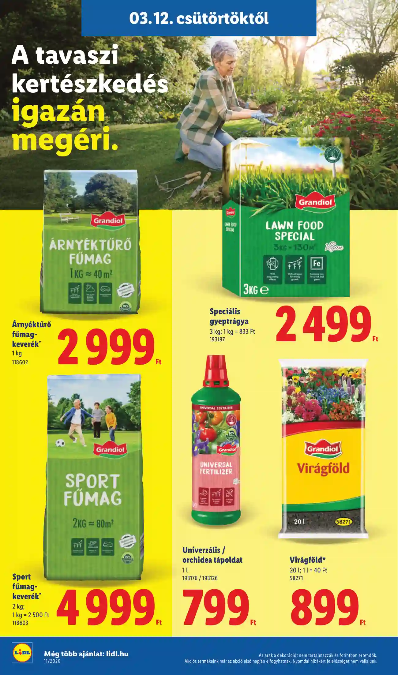 Lidl akciós újság 11. hét (Érvényes 03.12-től) (23 oldal)