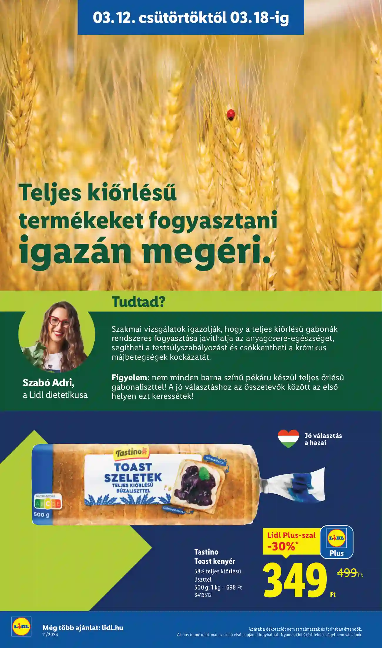 Lidl akciós újság 11. hét (Érvényes 03.12-től) (26 oldal)