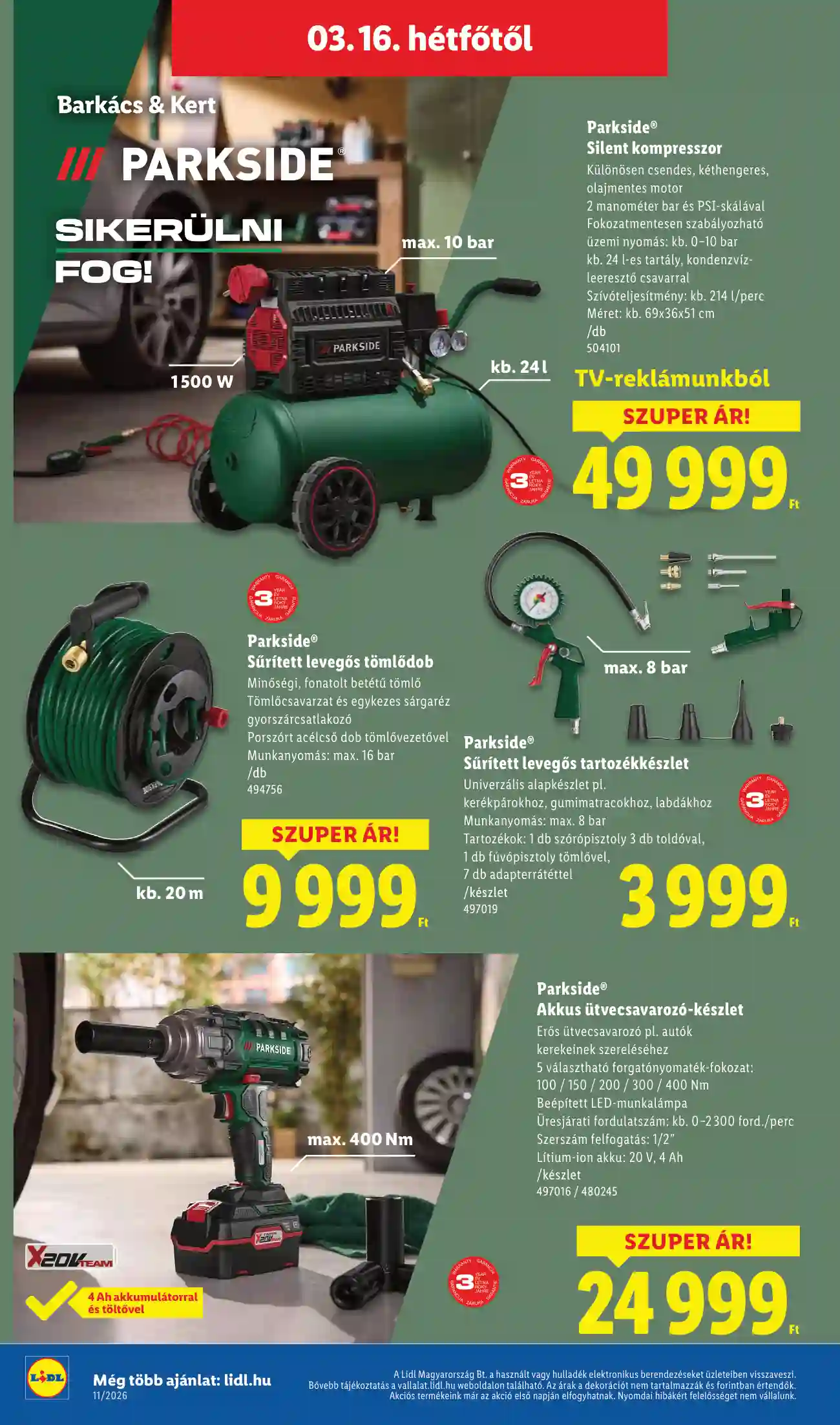Lidl akciós újság 11. hét (Érvényes 03.12-től) (4 oldal)