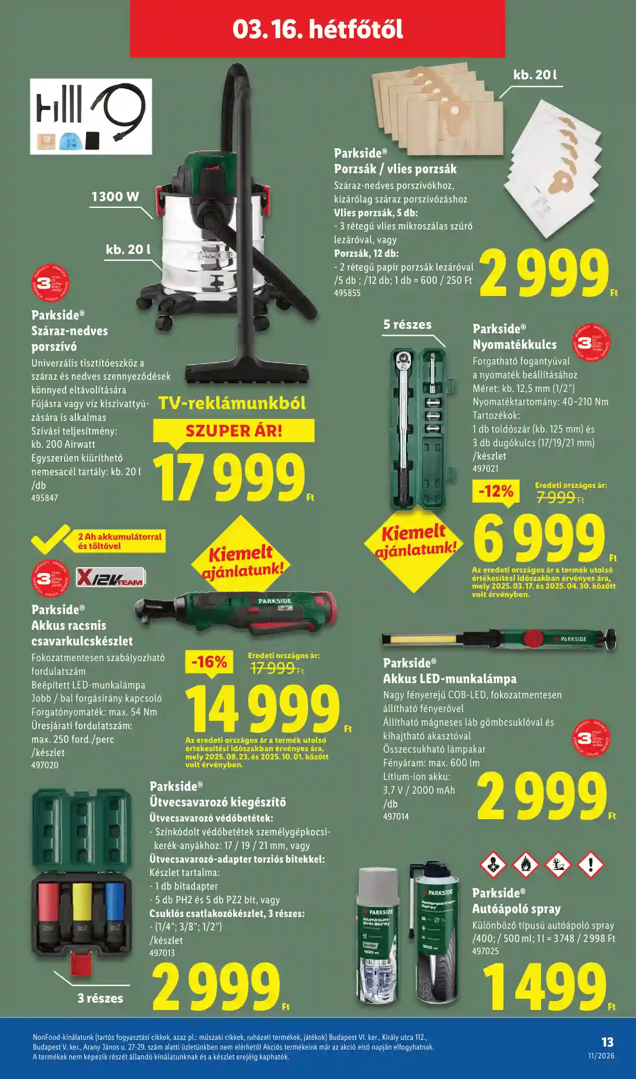 Lidl akciós újság 11. hét (Érvényes 03.12-től) (5 oldal)